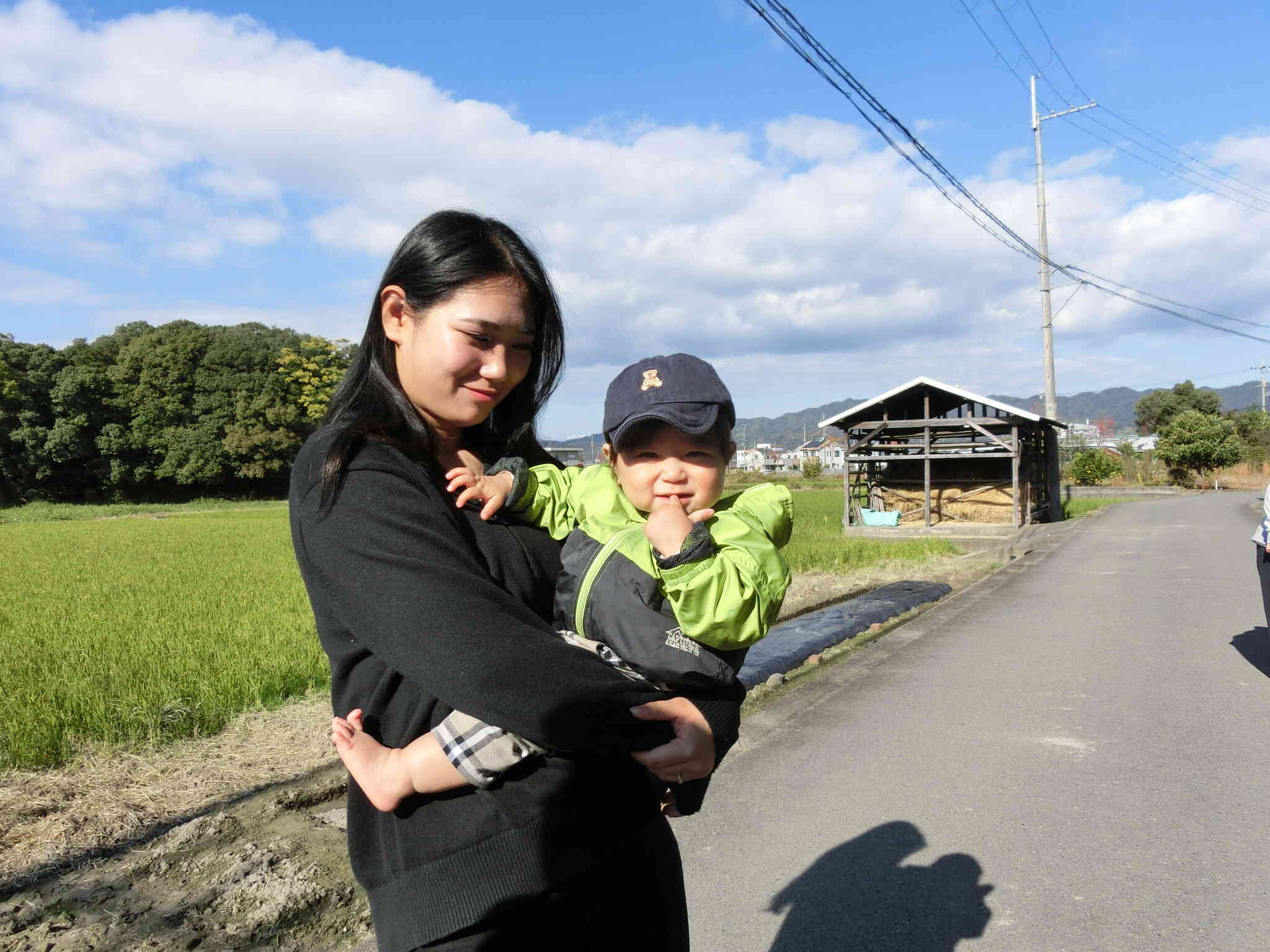 お外気持ちいいね♫