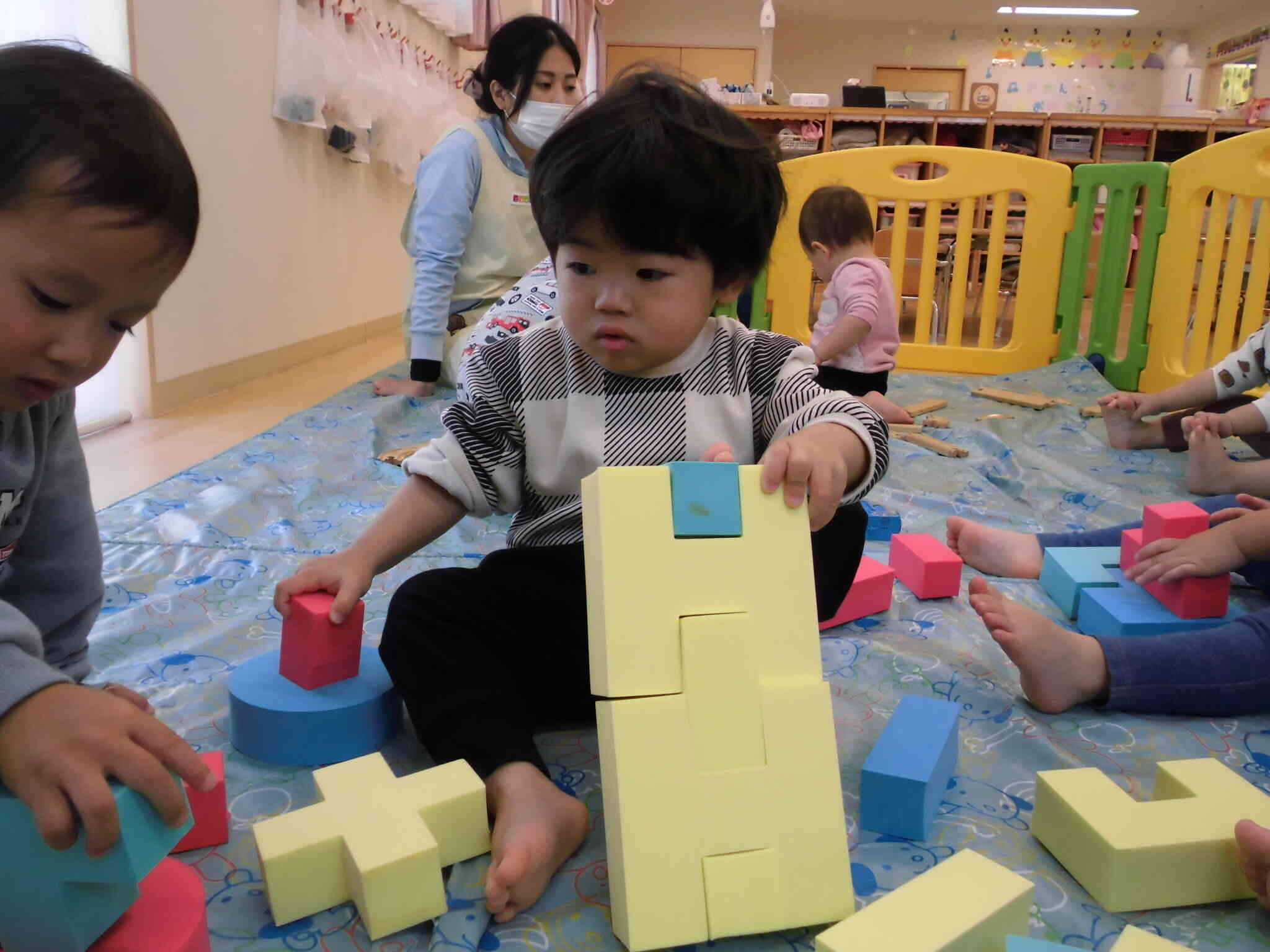 これとこれをはめて・・・