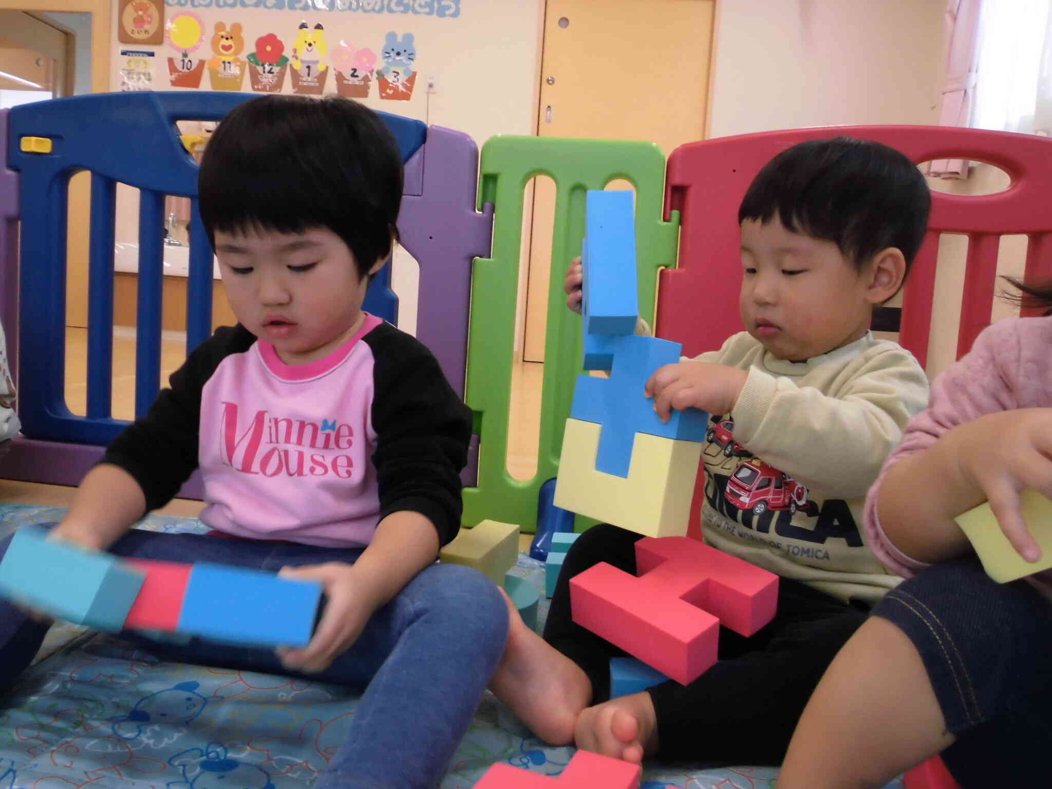 あひる組　コーナー遊び♪