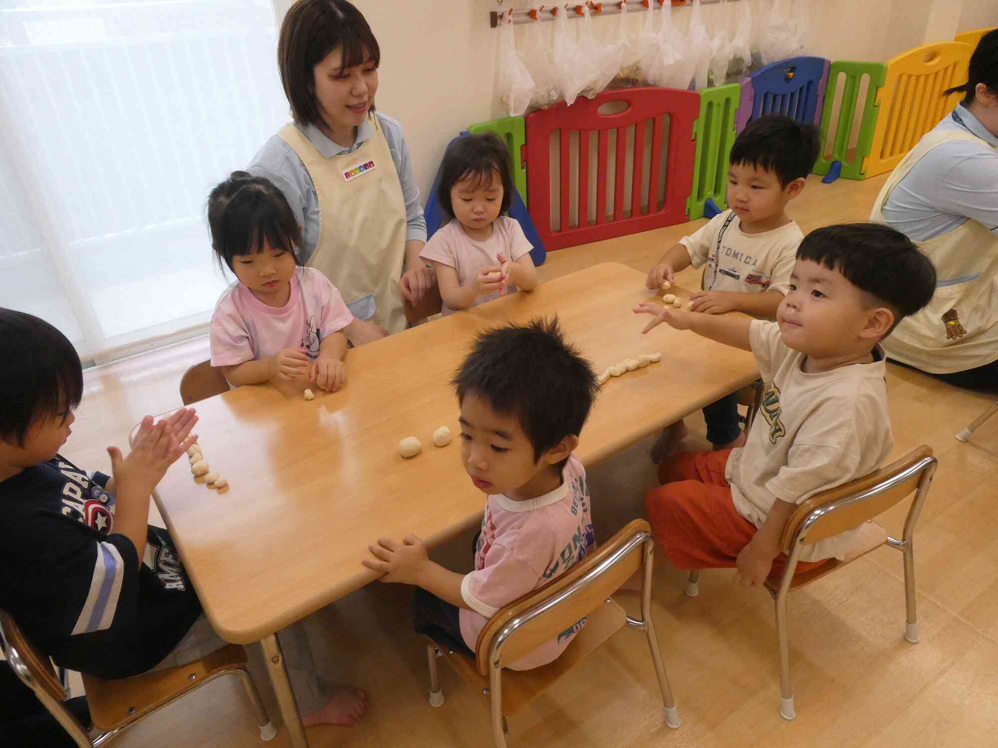 たくさんのお団子ができたよ♡