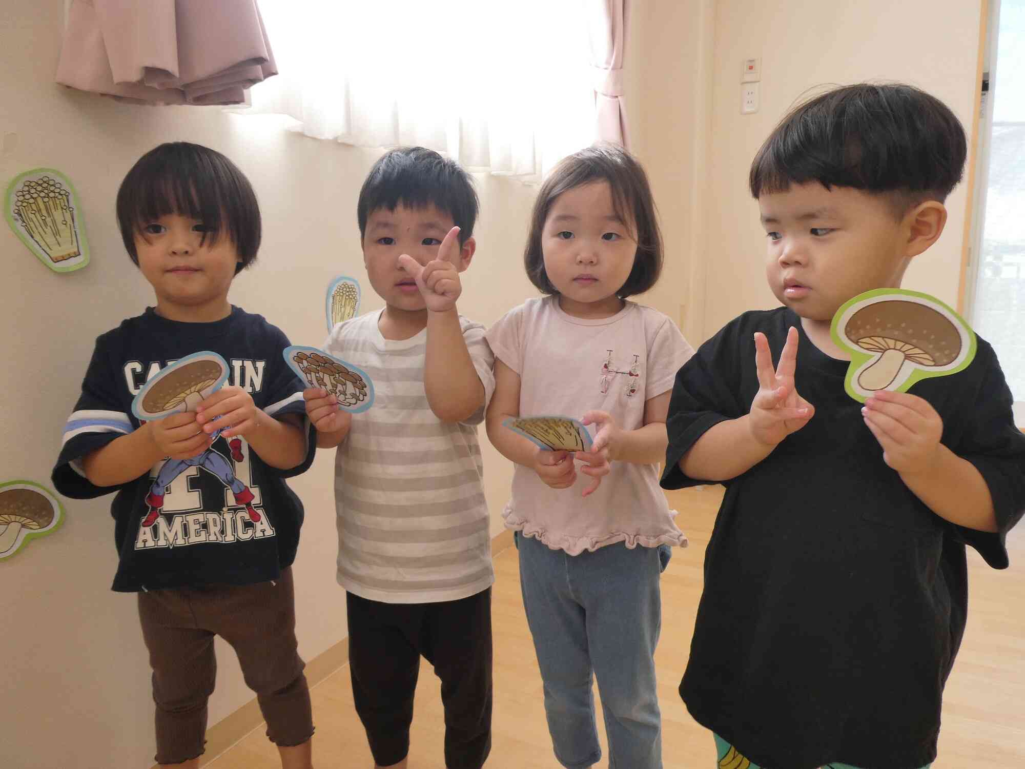 きのこ狩りしたよ♪