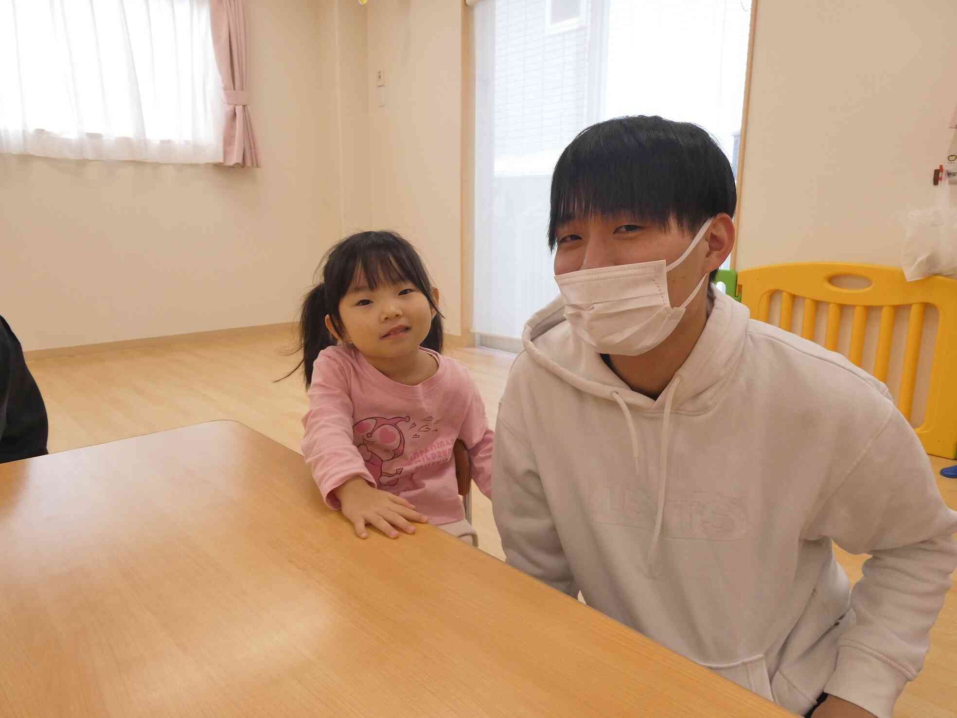 パパと一緒にハイ、チーズ♡