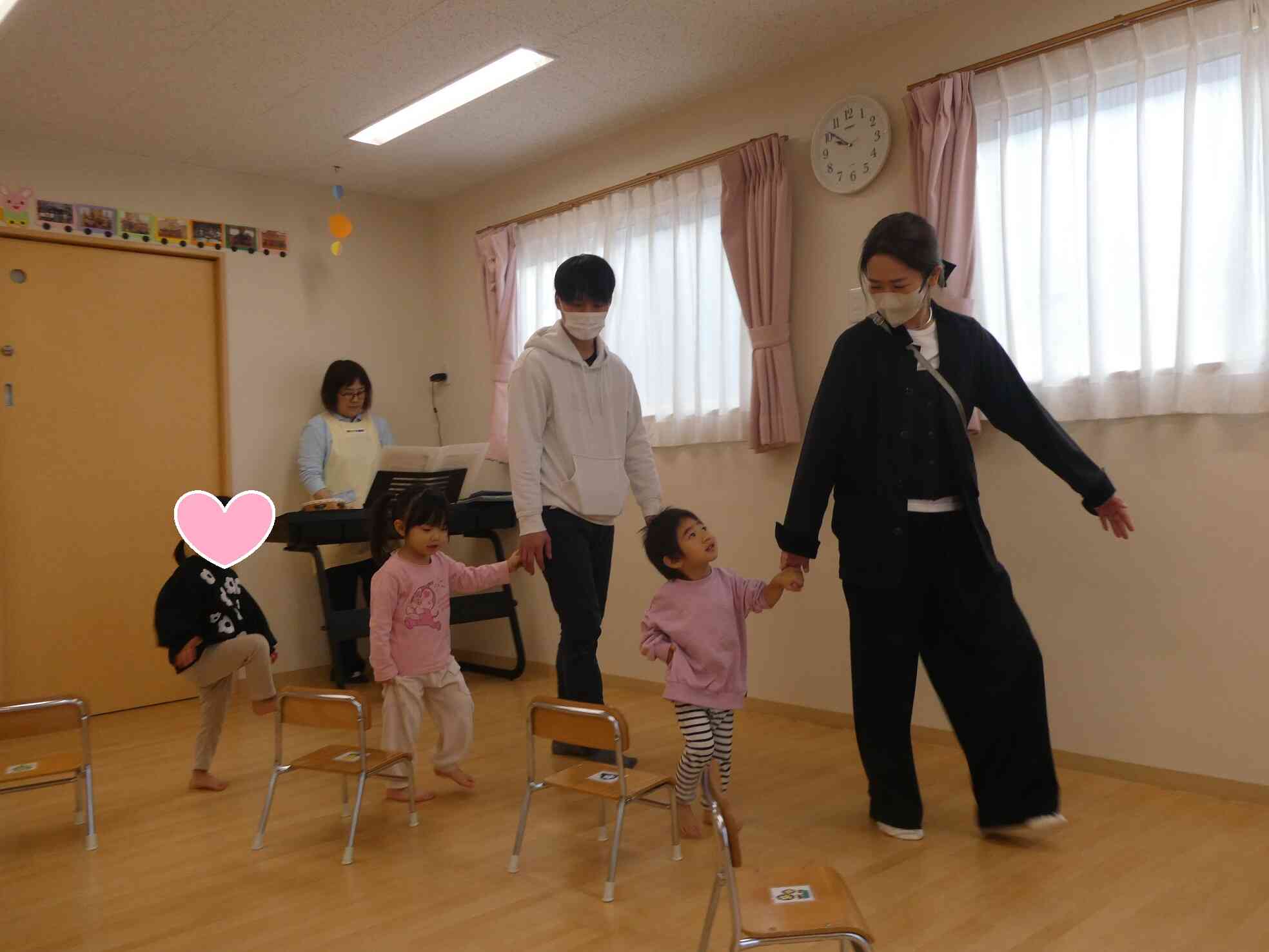 うさぎ組　保育参加一日目♪