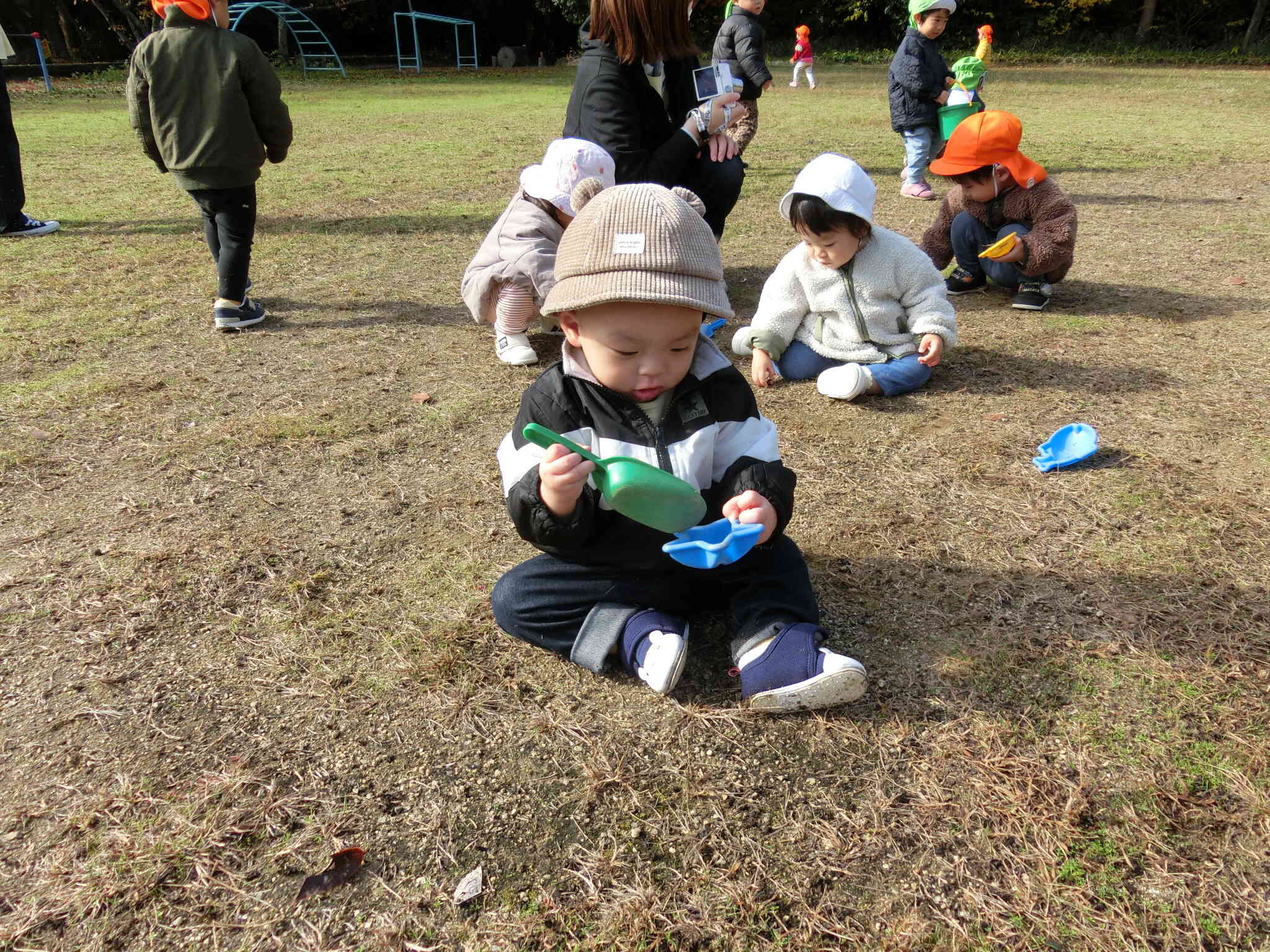 こぼさないようにそーっと…