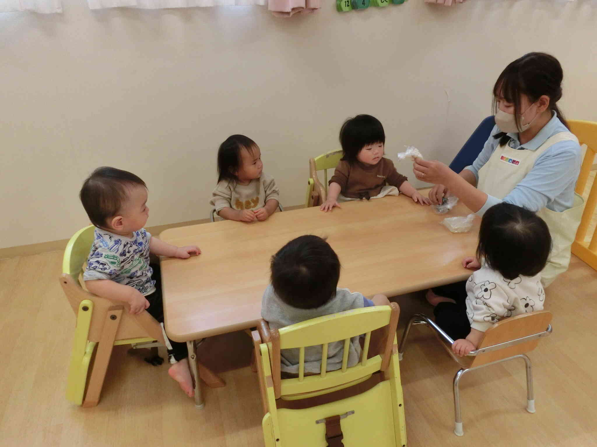 先生の話をしっかり聞いて！