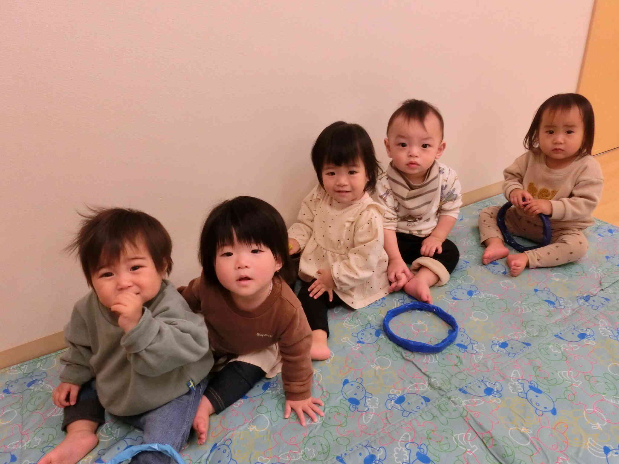 一列に並んで出発進行！！