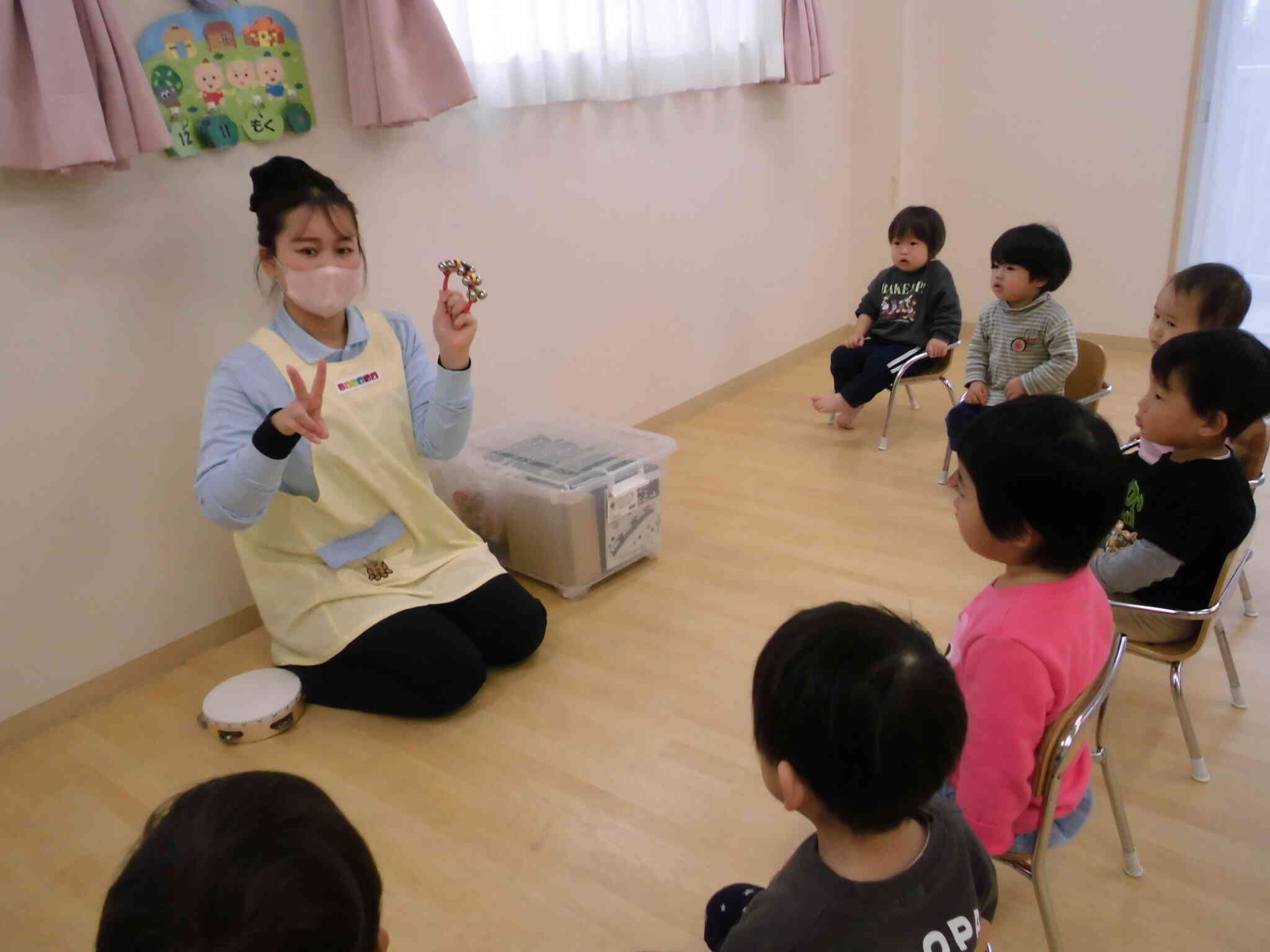 あひる組　楽器遊び！！