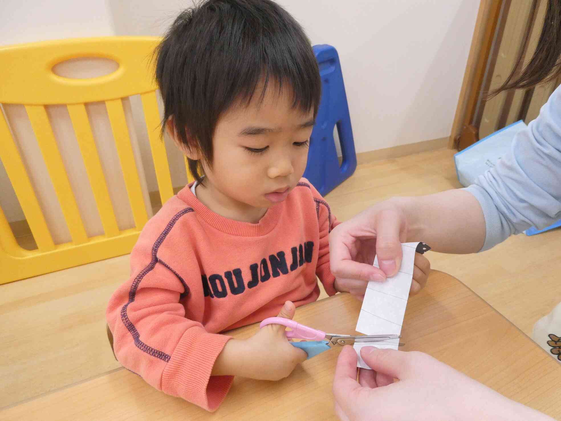 チョキチョキ☆