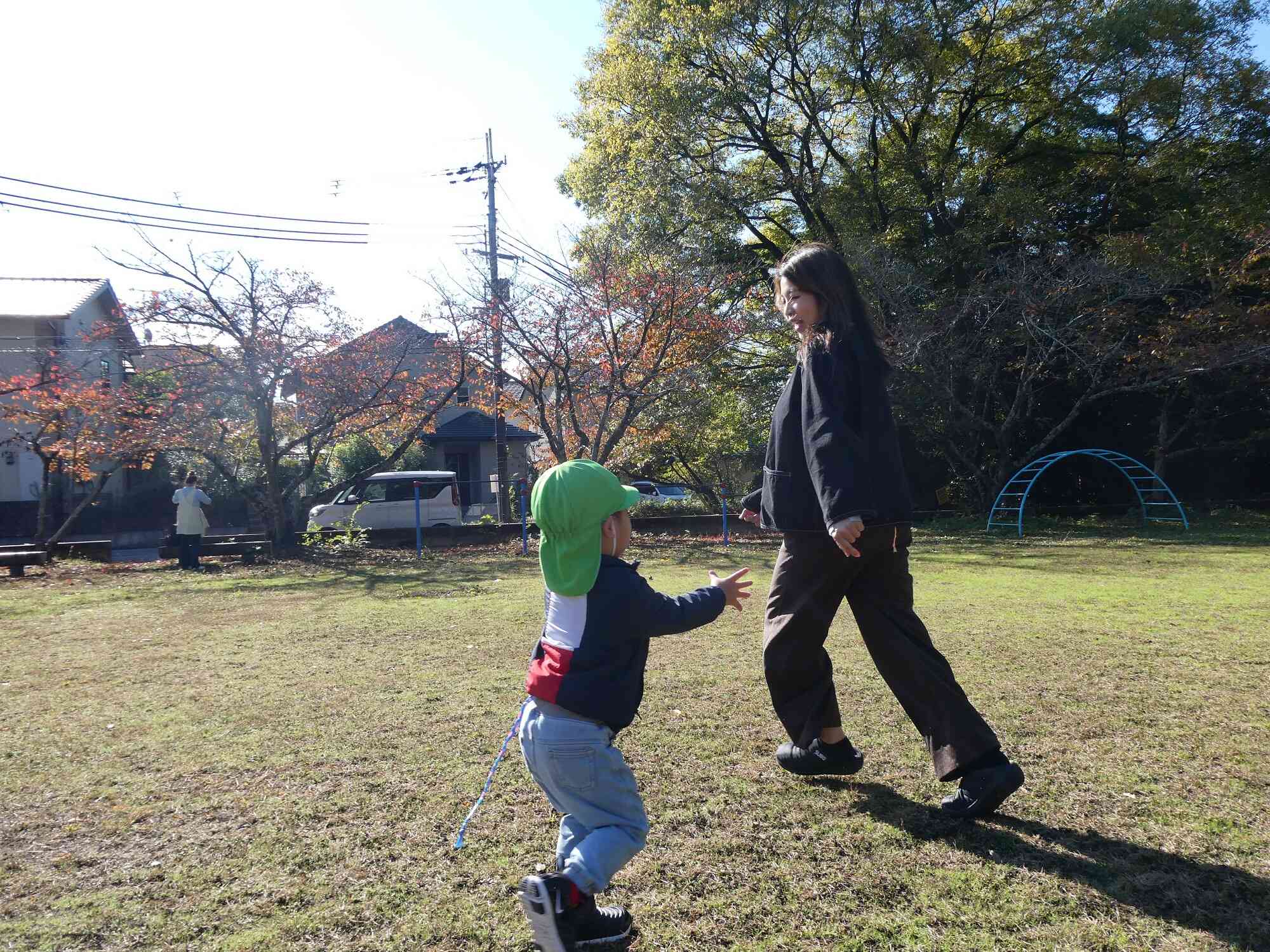 公園でゲーム遊びをしたよ！