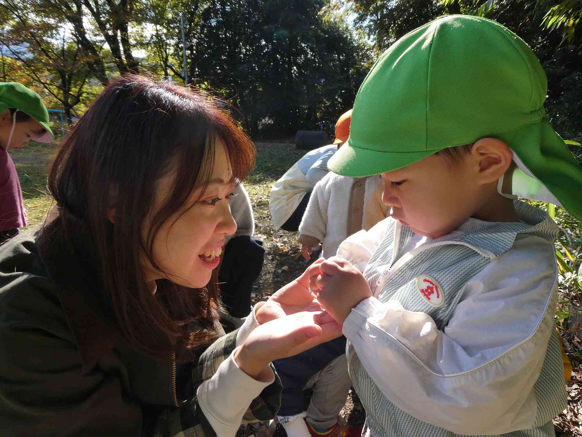 お母さんと一緒に☆