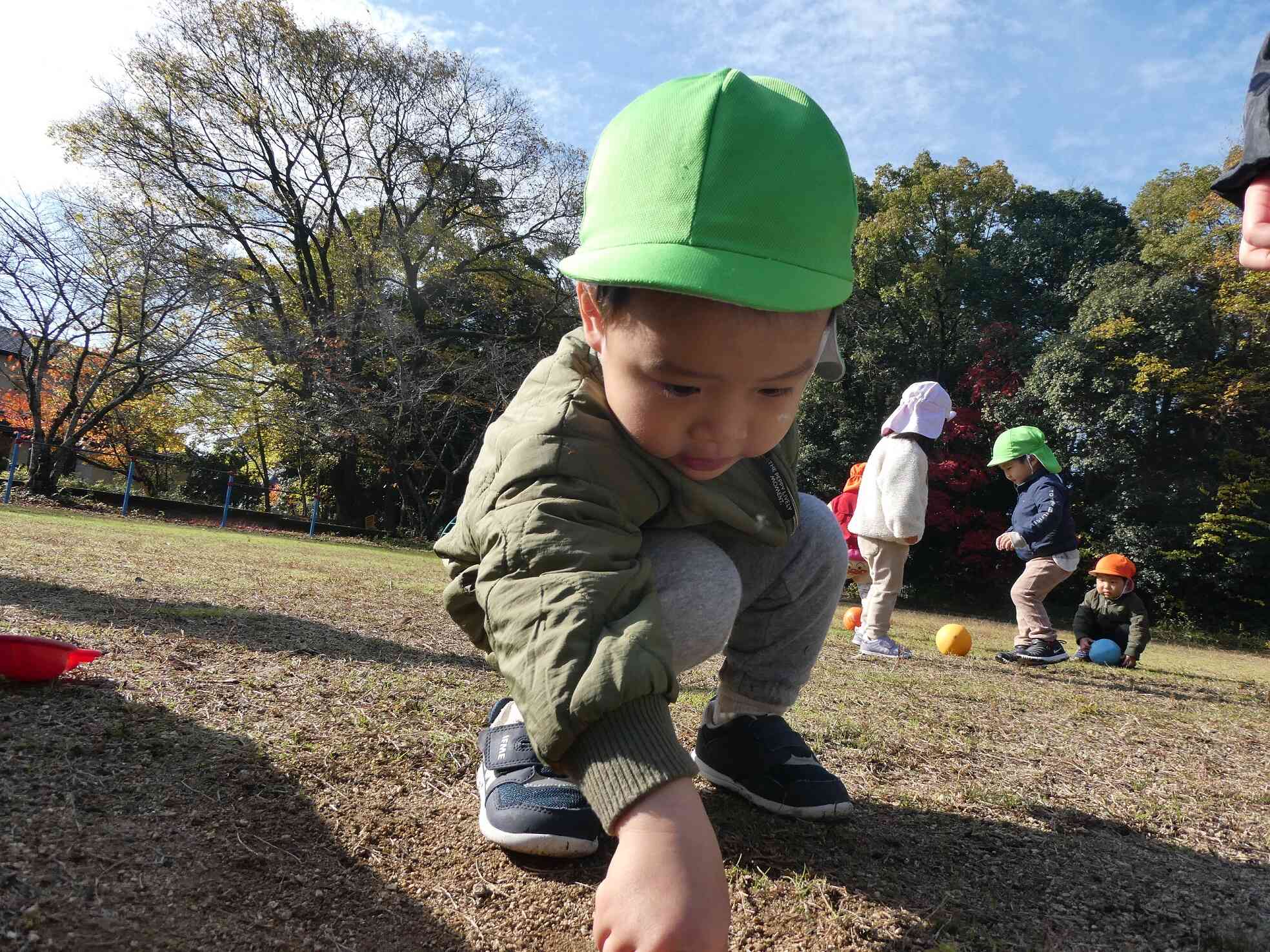 うわぁ!虫がいるよ!!