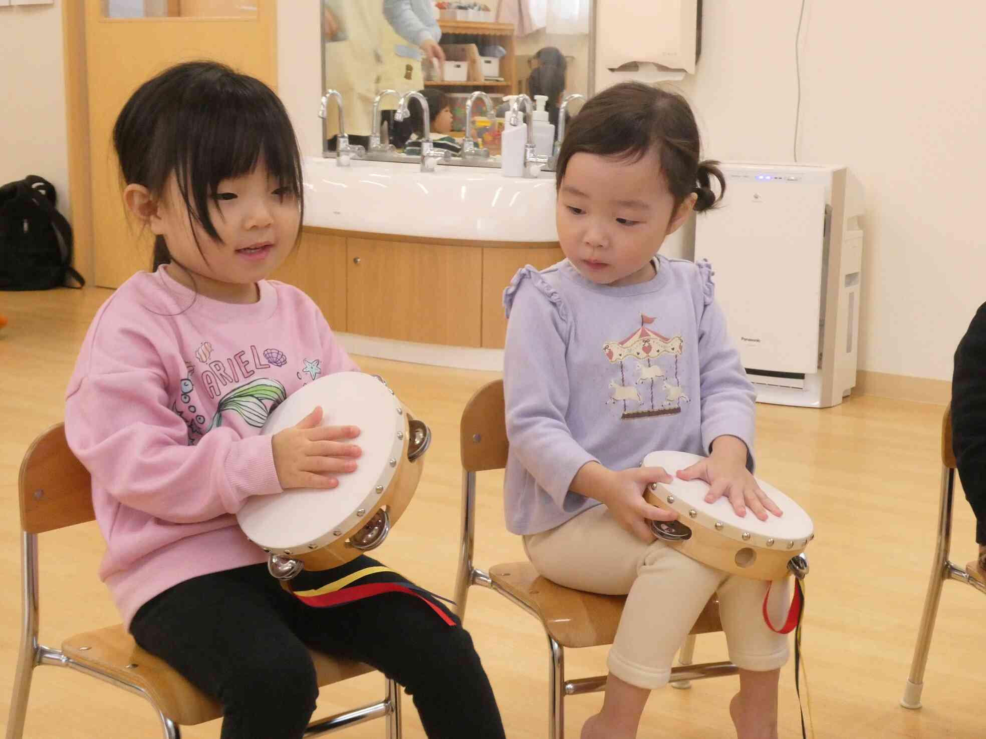 一緒の楽器だね♡