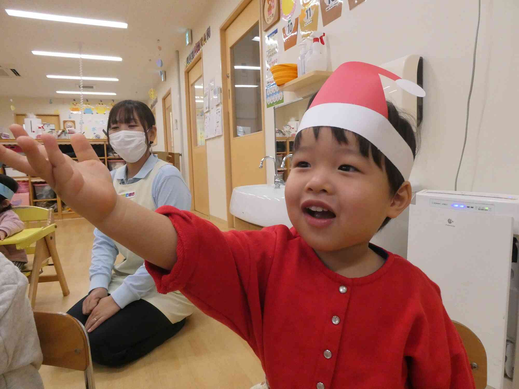 あー！！サンタさんだー！！