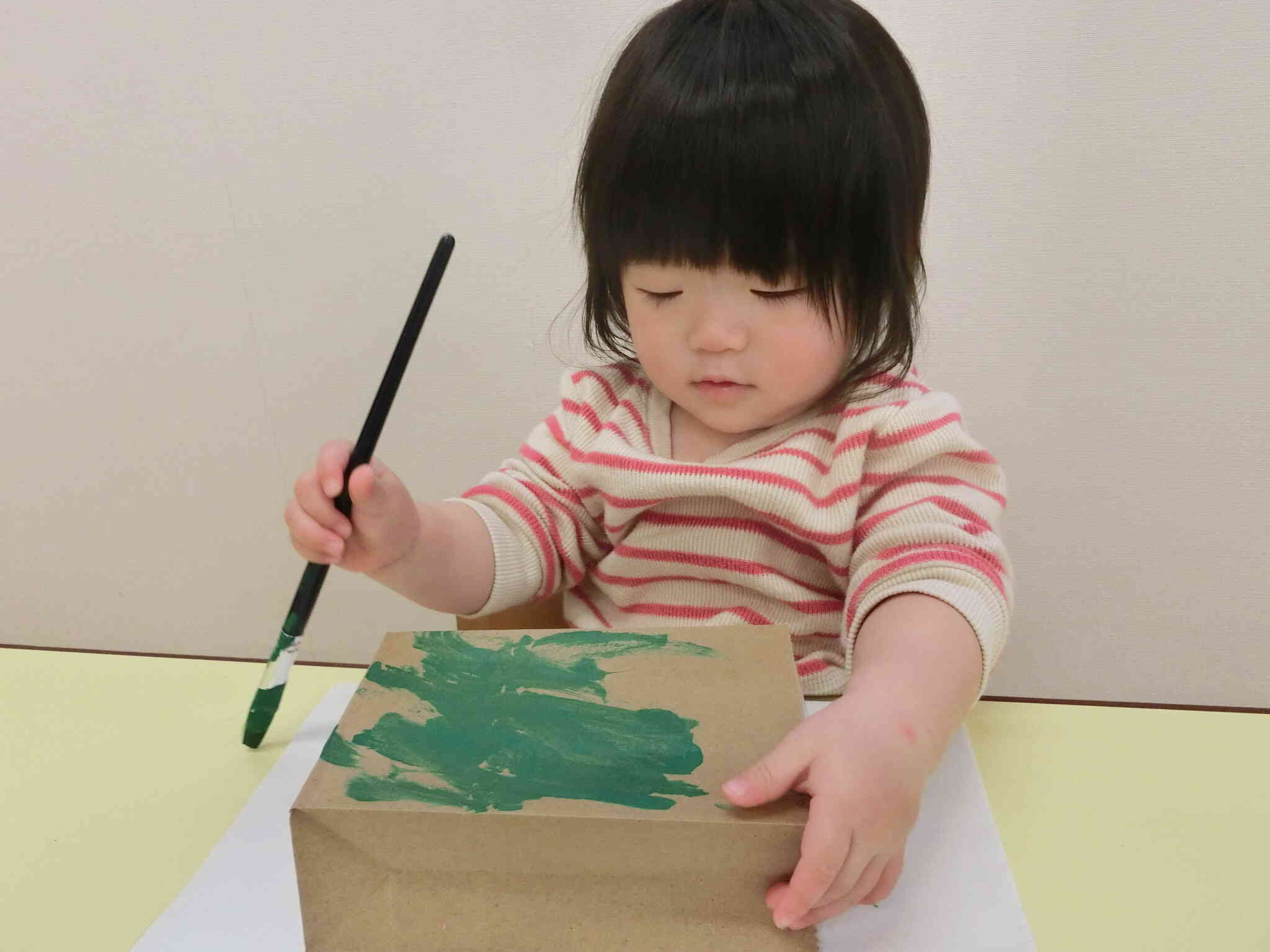 次はどこに塗ろうかな？