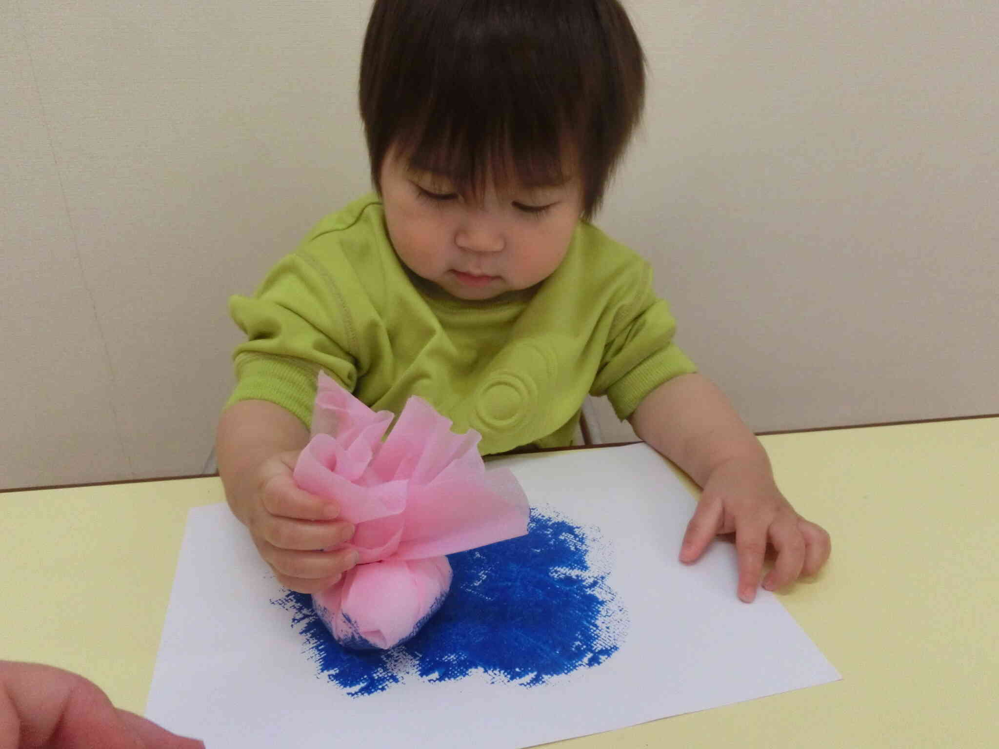 ぺったん！楽しいね♡