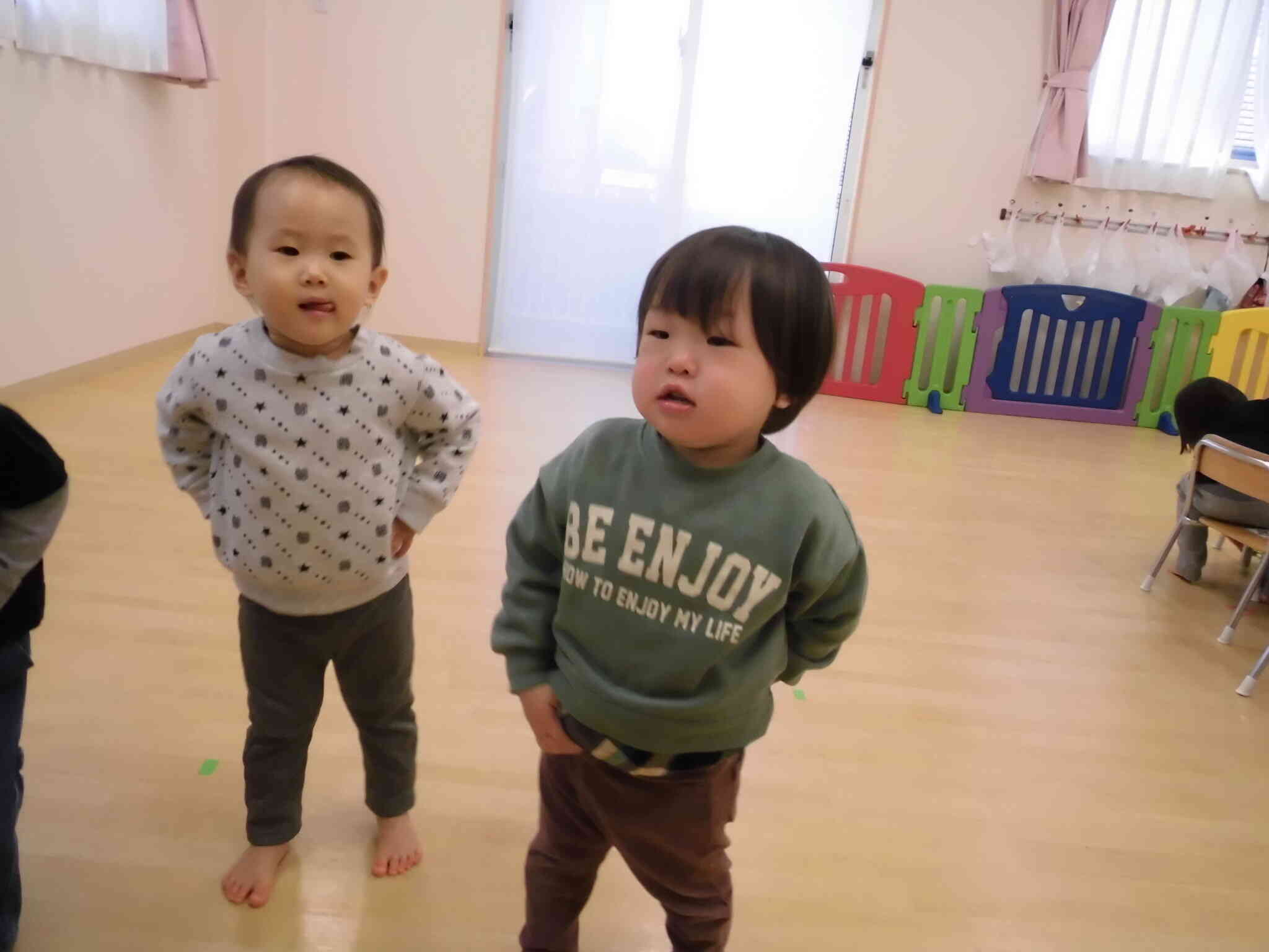 あひる組　発表会の踊り練習♫