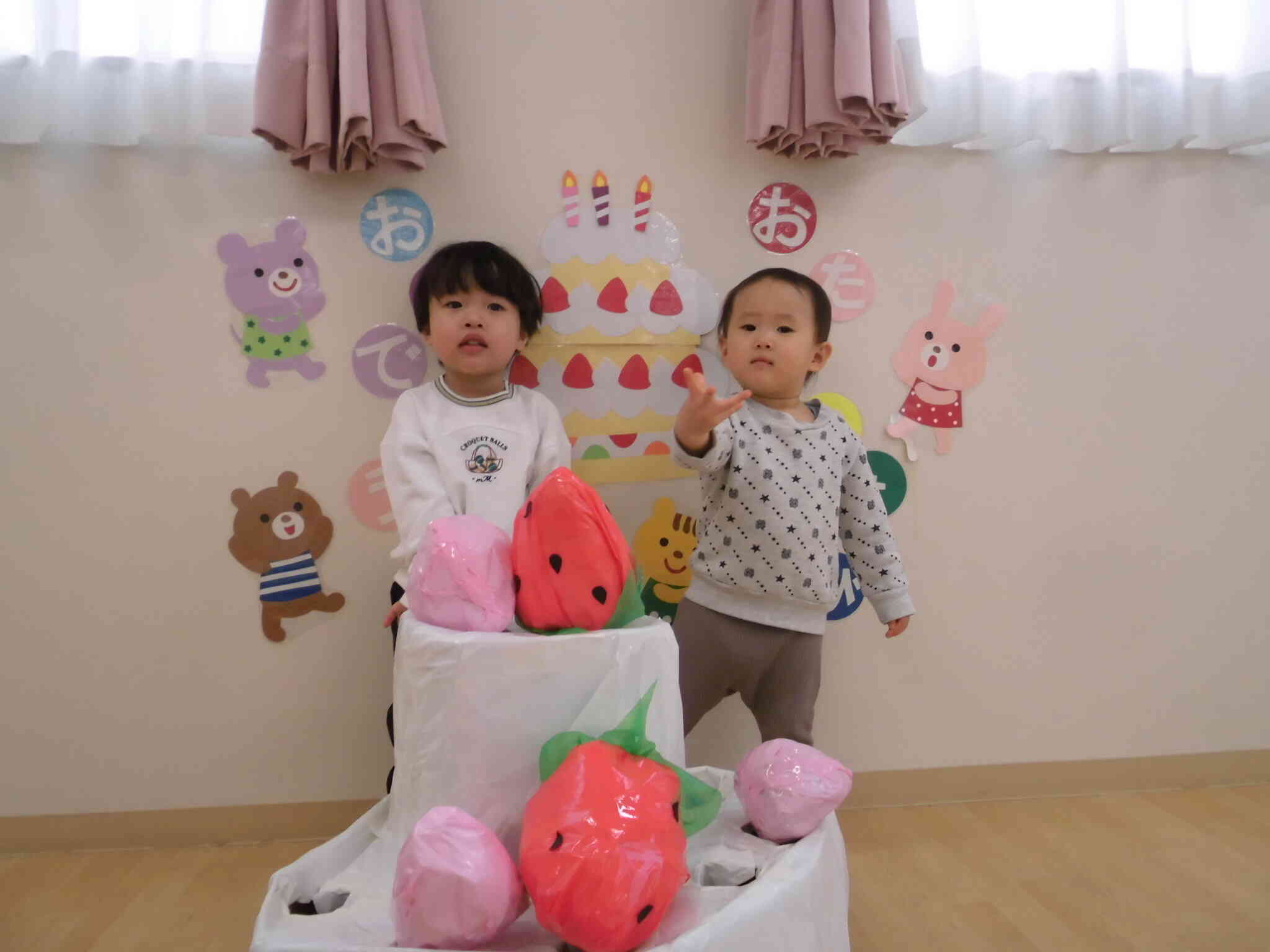 １月生まれのお友だち、おめでとう♥