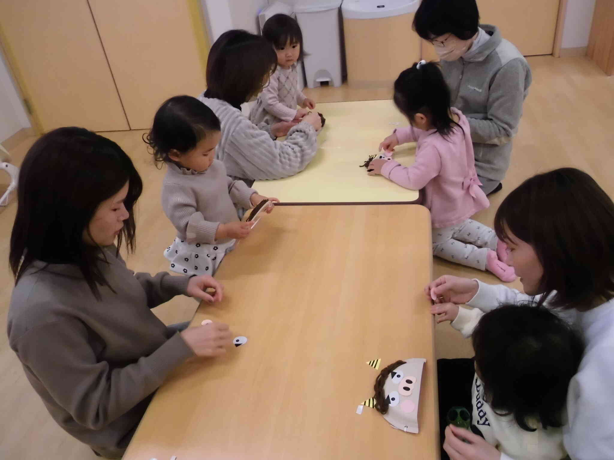 さあ、いよいよお面作り♪