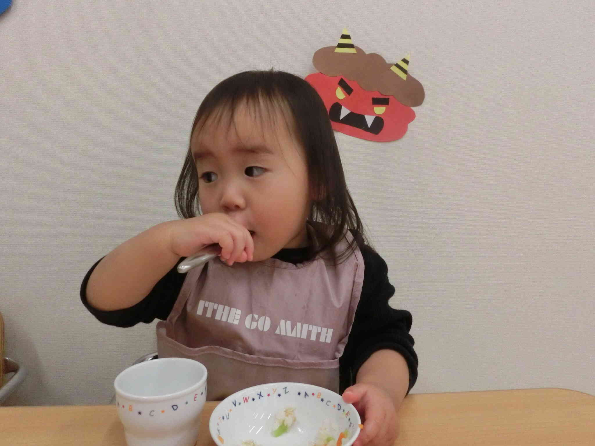 食べて体の中の鬼を退治☆