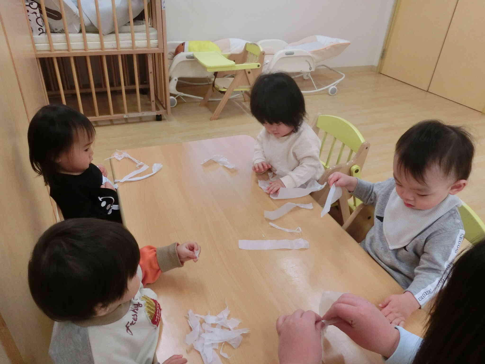 みんな上手にビリビリできたかな？