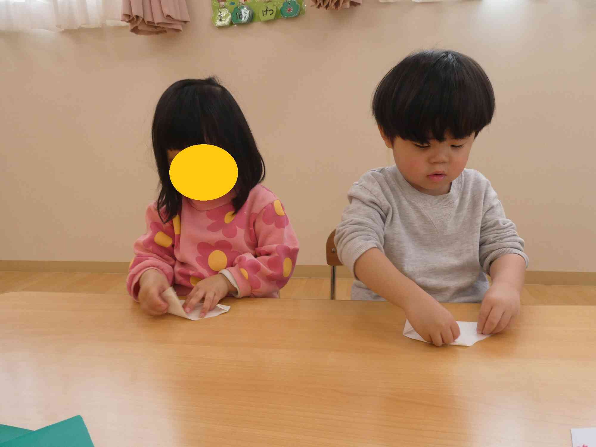 うさぎ組　壁面製作♪