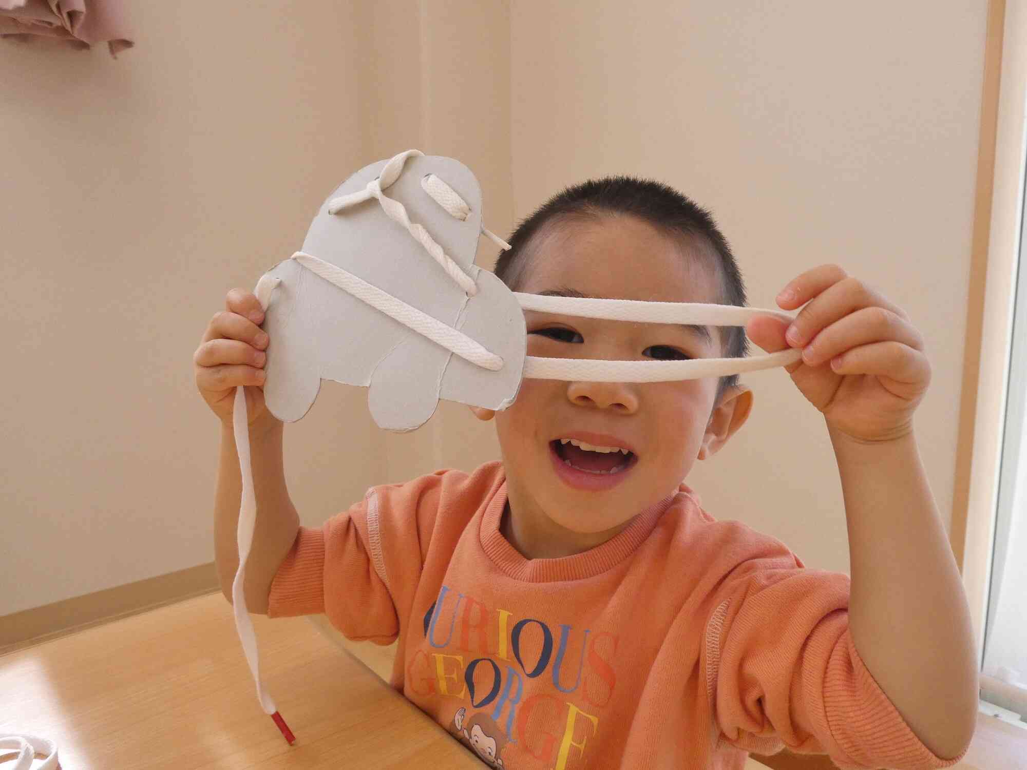 うさぎ組　机上遊びをしたよ☆