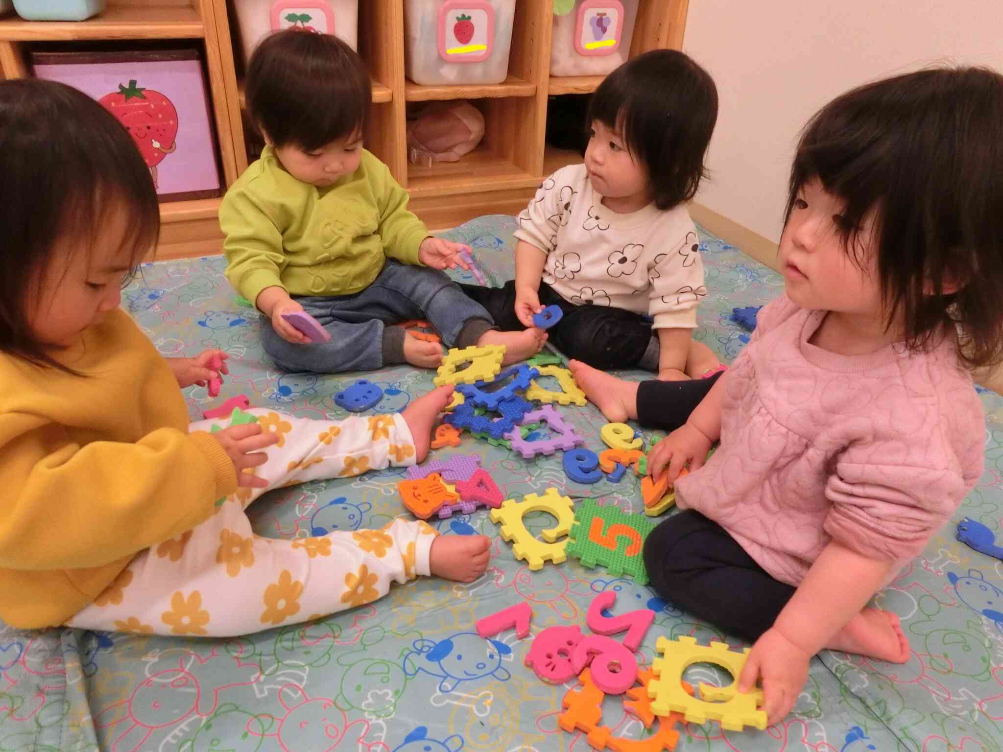 パズルで遊んだよ！