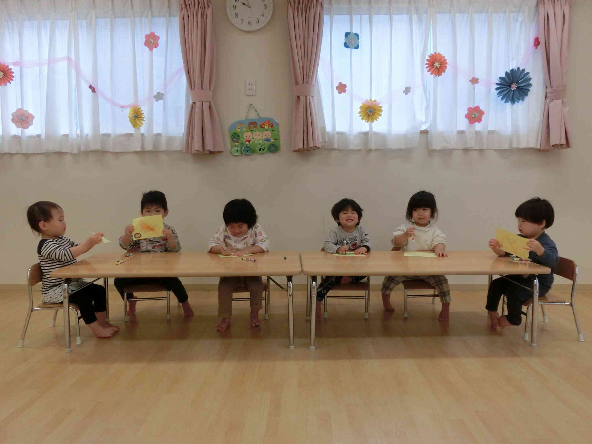 うさぎ組　何を作っているのかな？