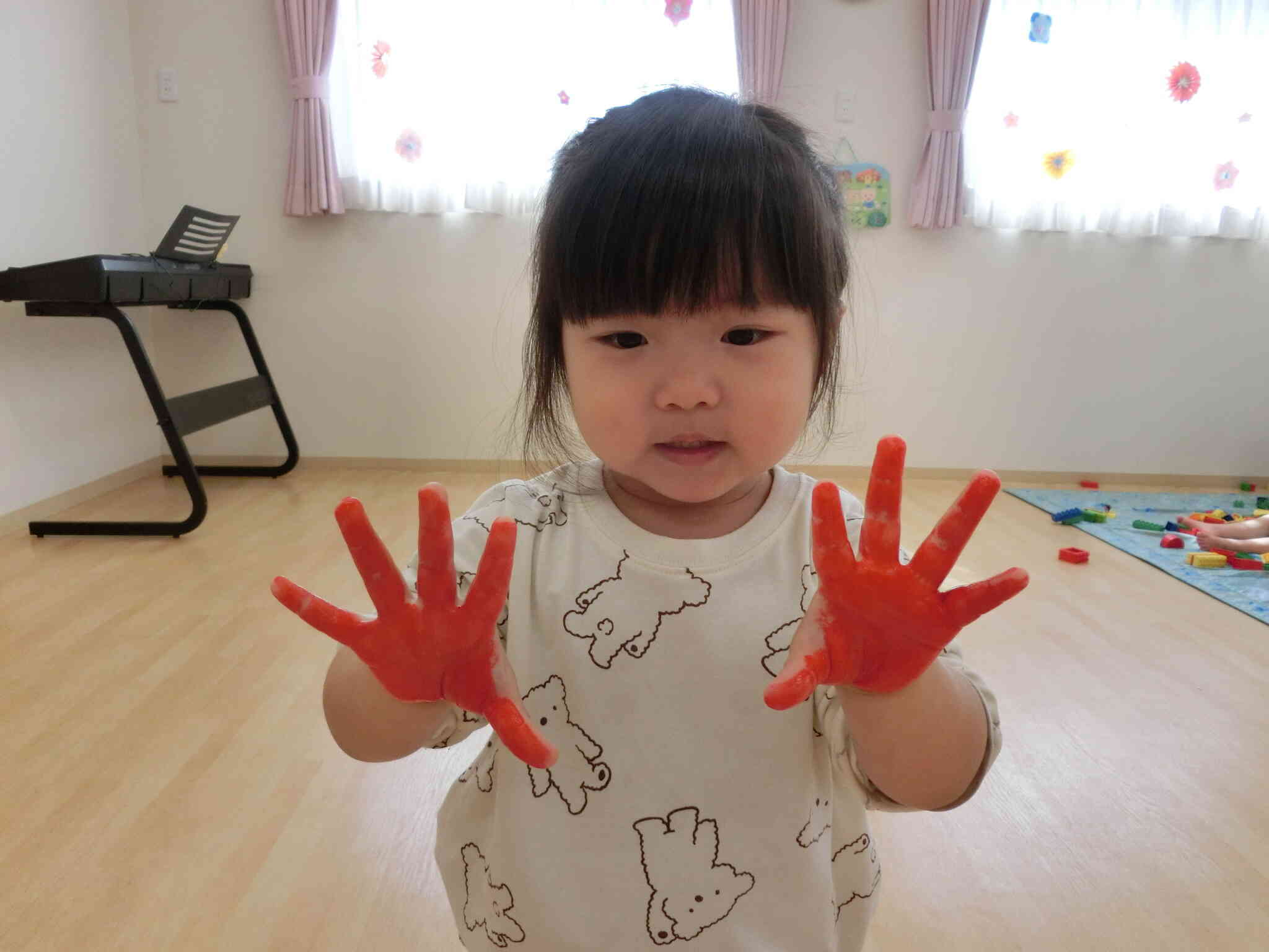 うさぎ組　真っ赤になっちゃった...