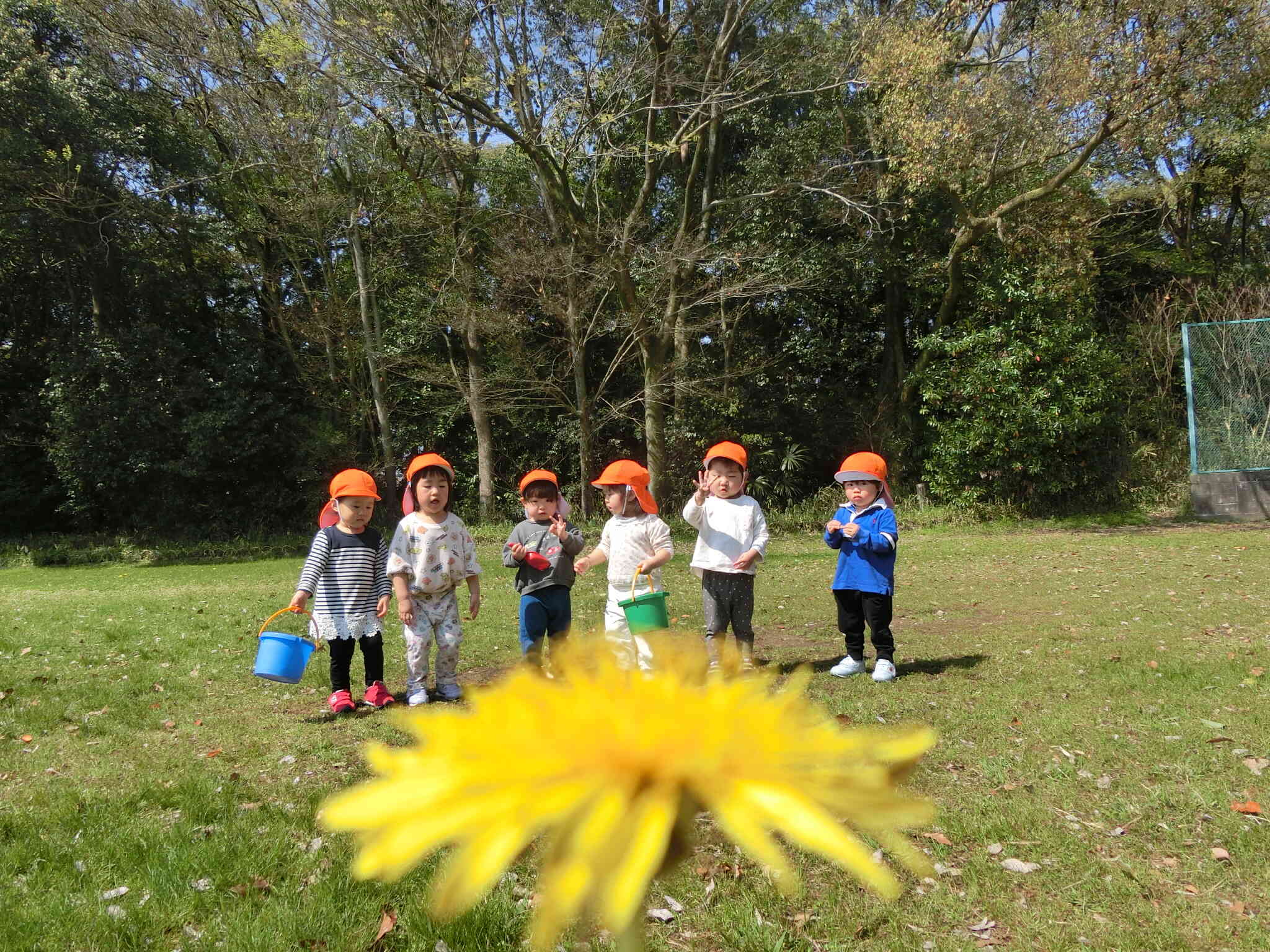 うさぎ組　ぽかぽか陽気で気持ちいね♡