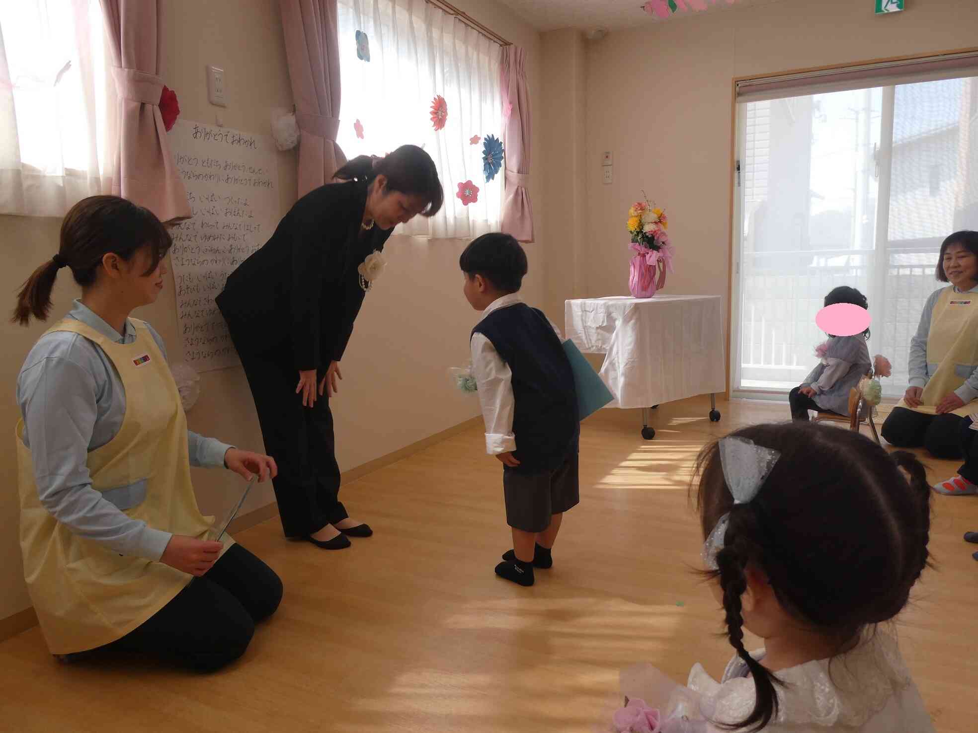 卒園証書をもらったよ⭐︎