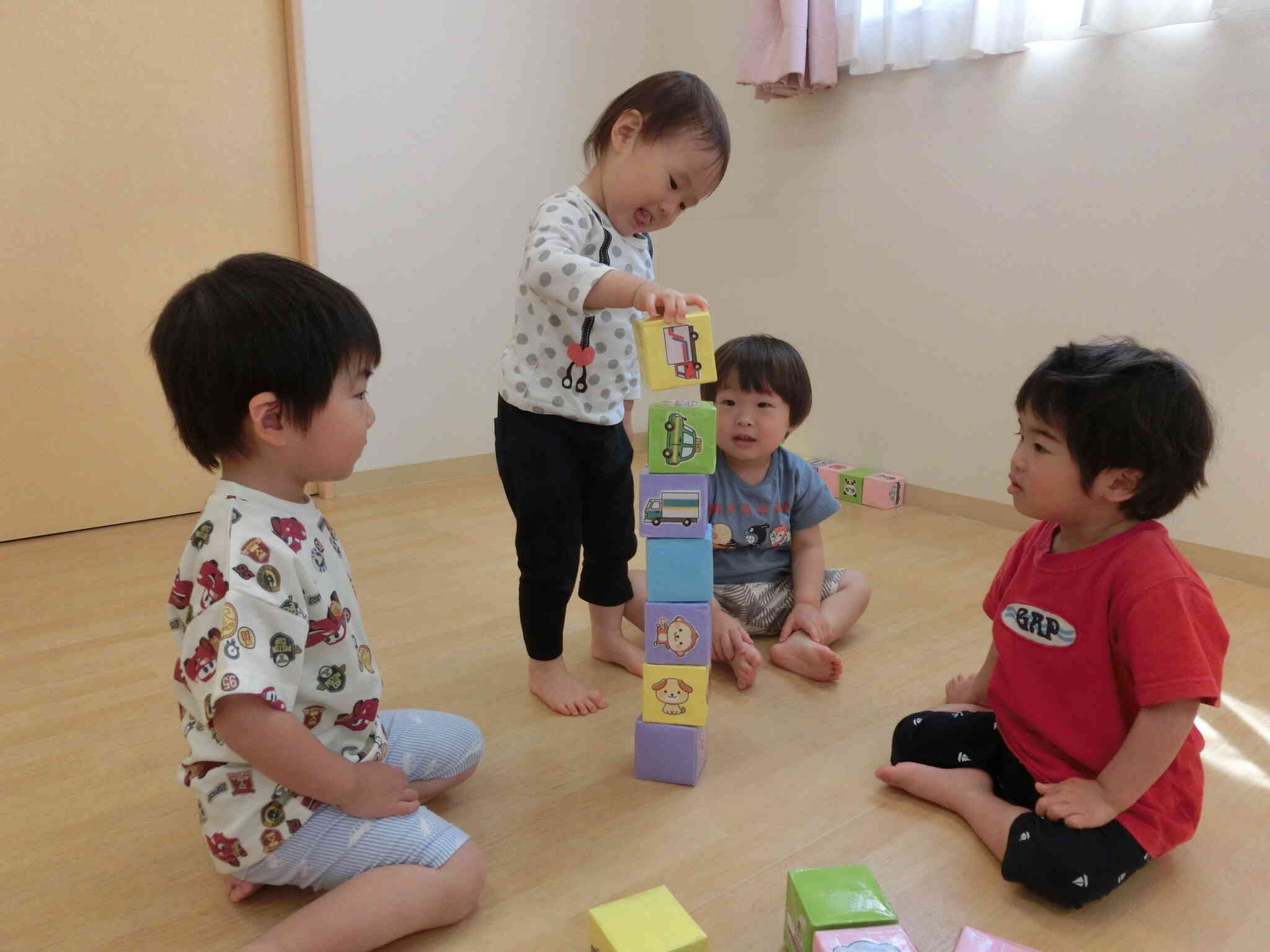 うさぎ組　皆で協力！