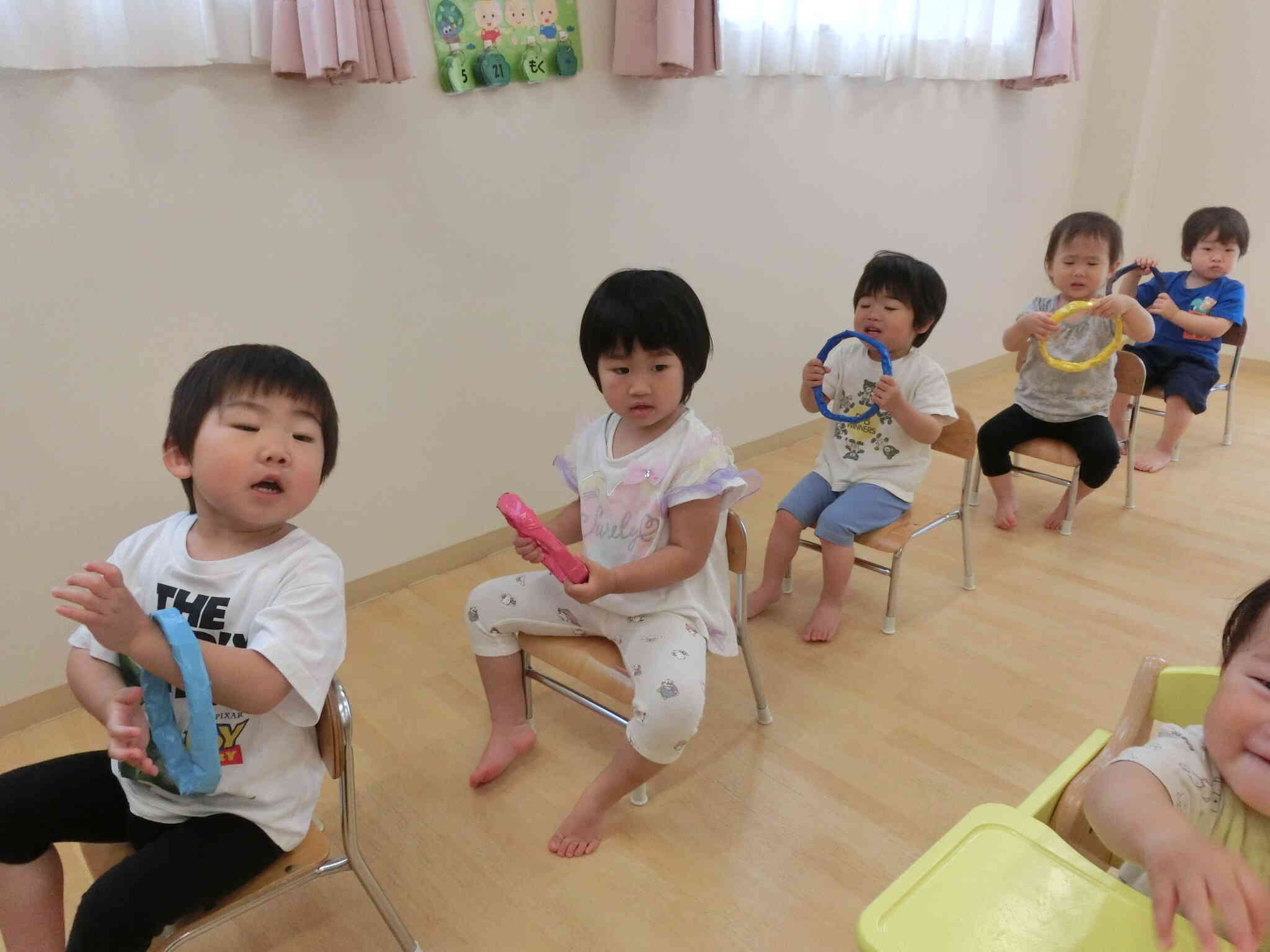 うさぎ組　音楽は楽しいね☆