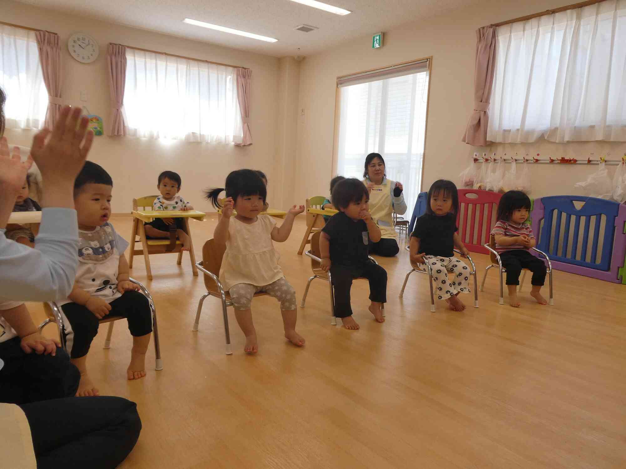 音に合わせて♪