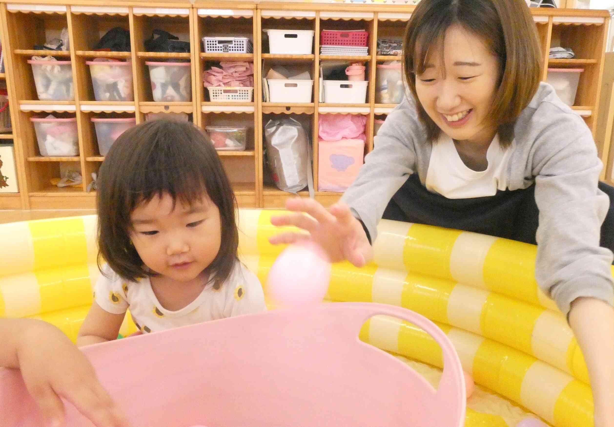 ボール集まれ〜♪