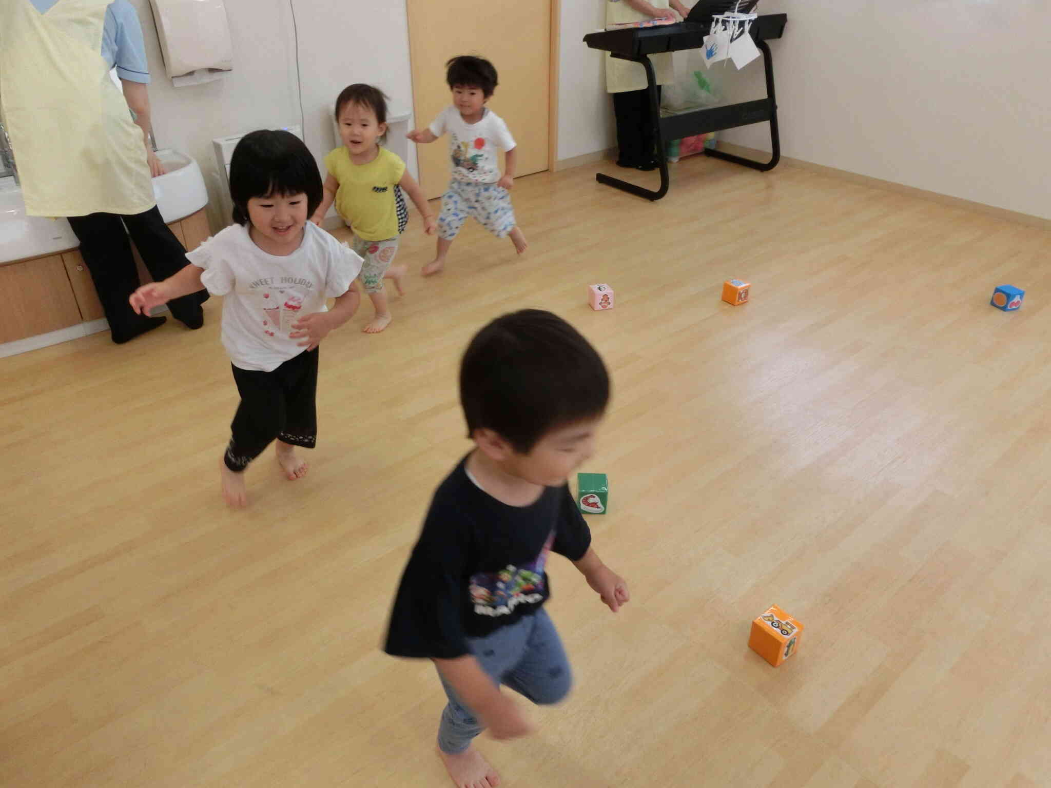 走るぞー！！
