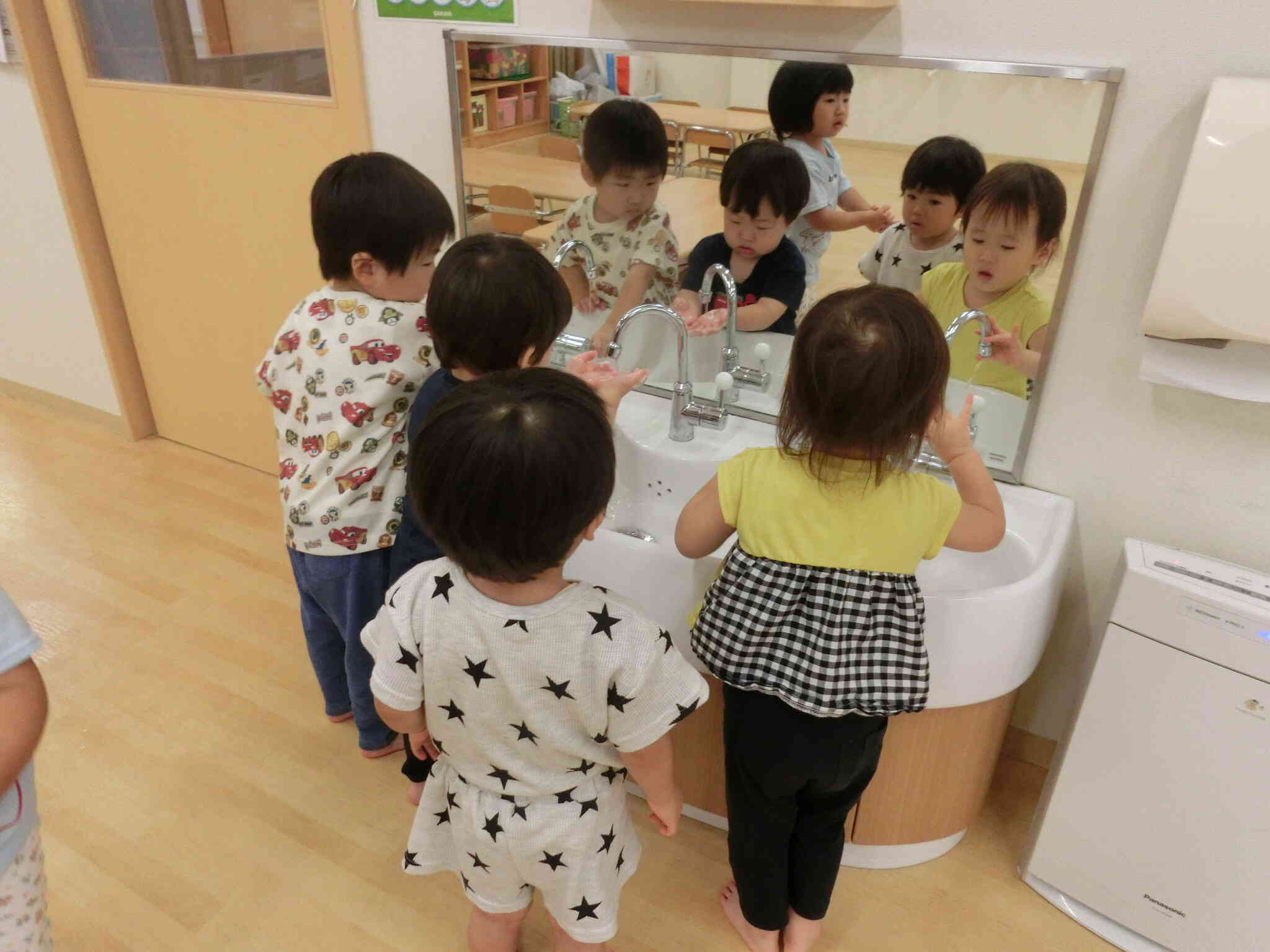 トイレに行った後も…