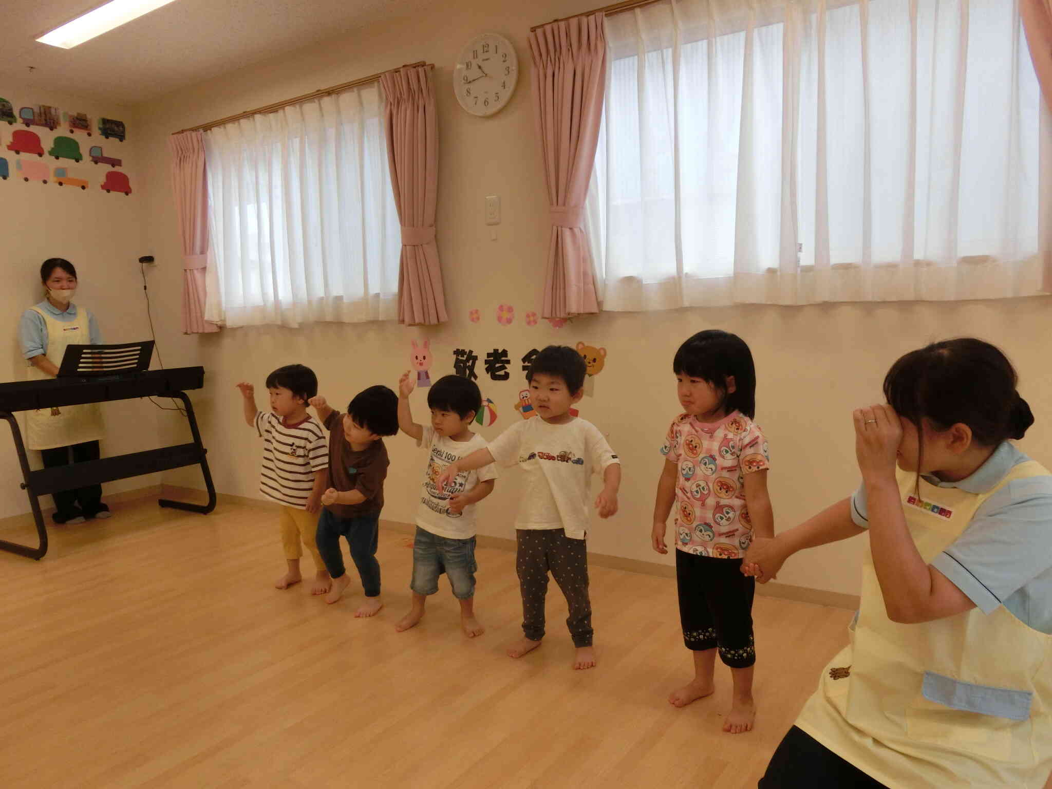 大きな声で！！