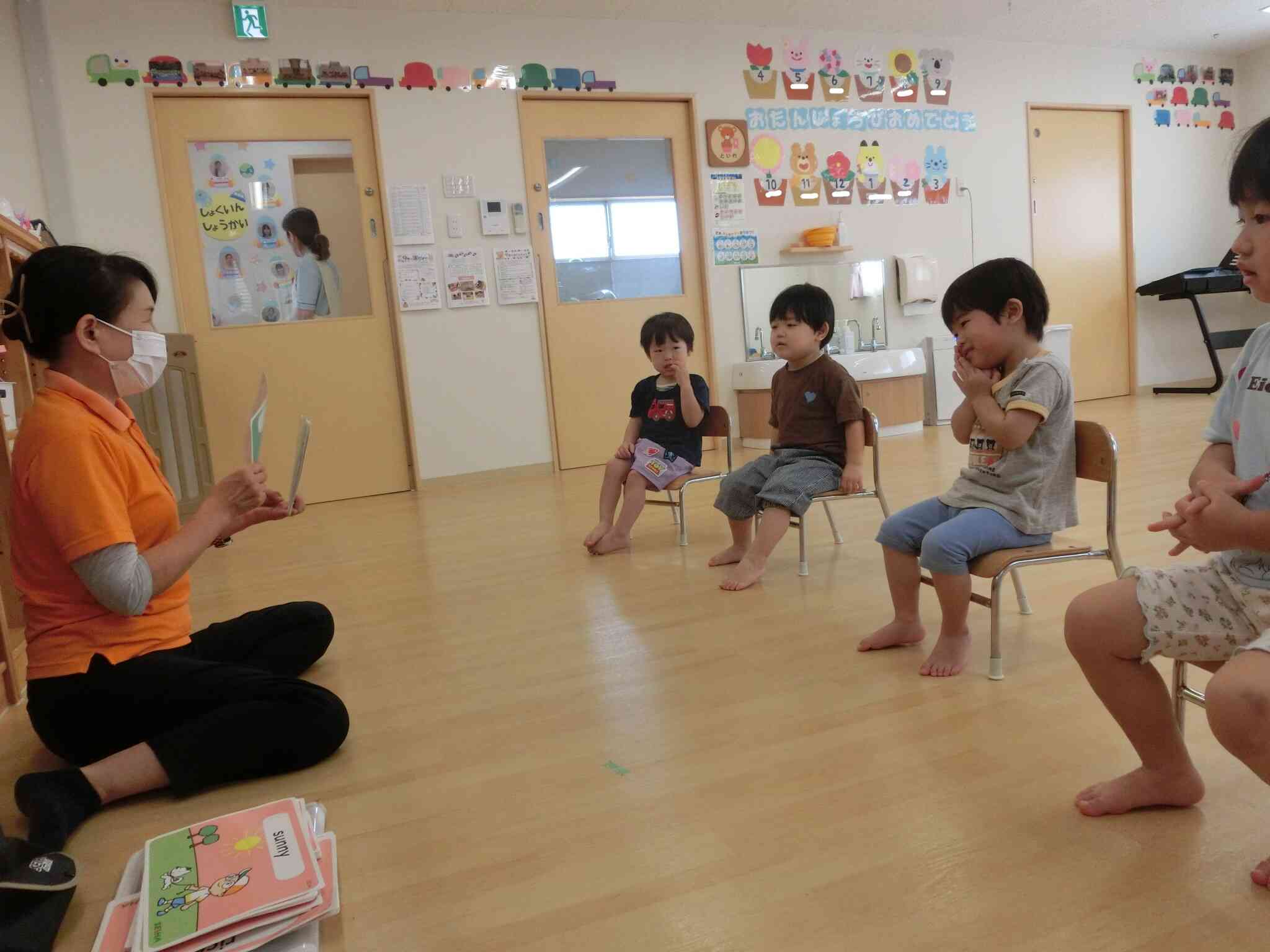うさぎ組　９月の英会話！