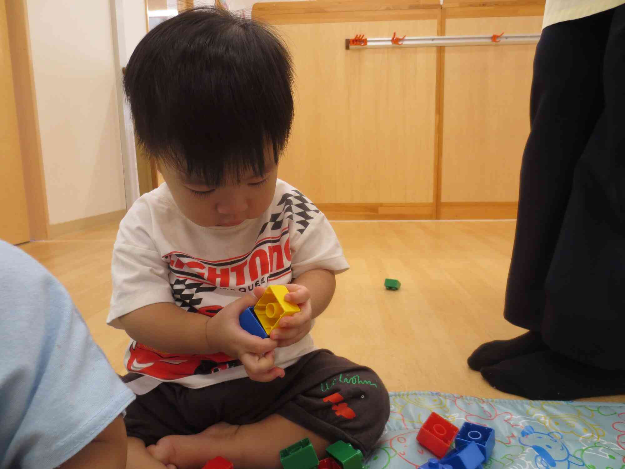 ひよこ組　ブロックで遊んだよ☆