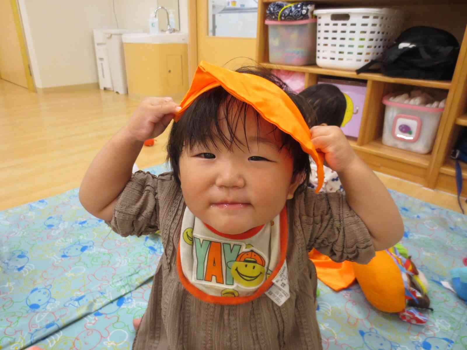 園に戻ってから…