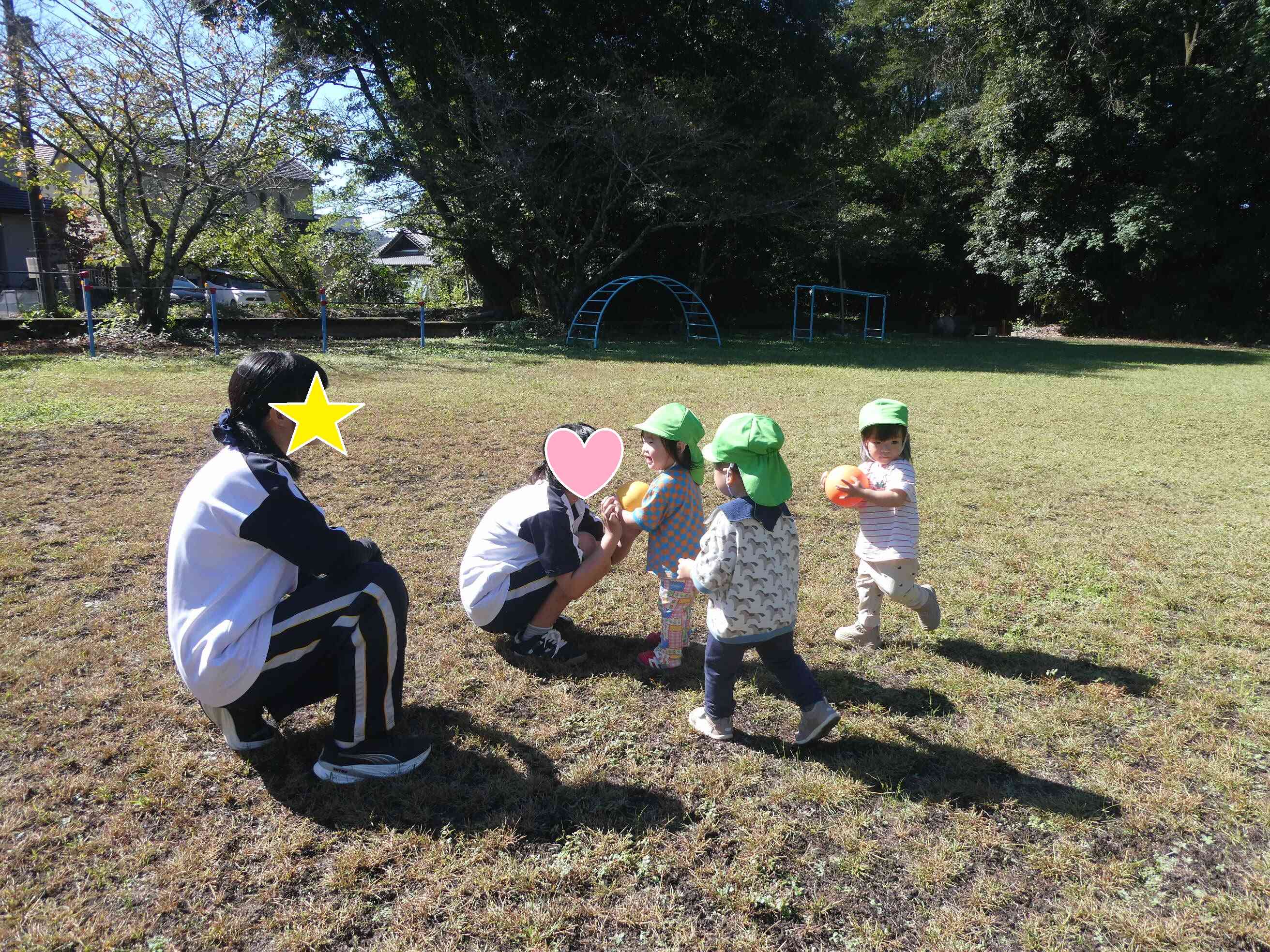 公園であそんだよ！！