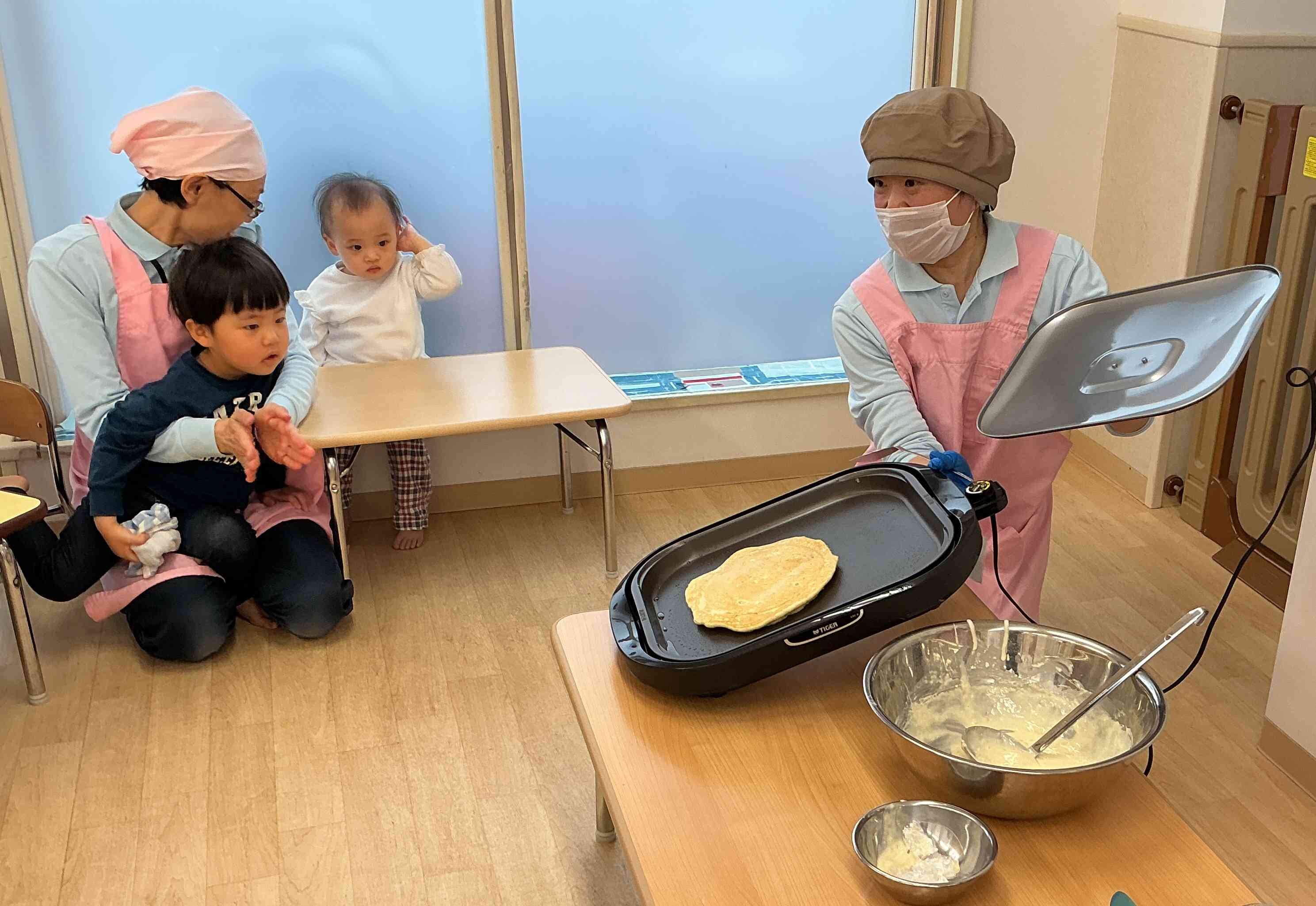 バナナホットケーキの完成！！