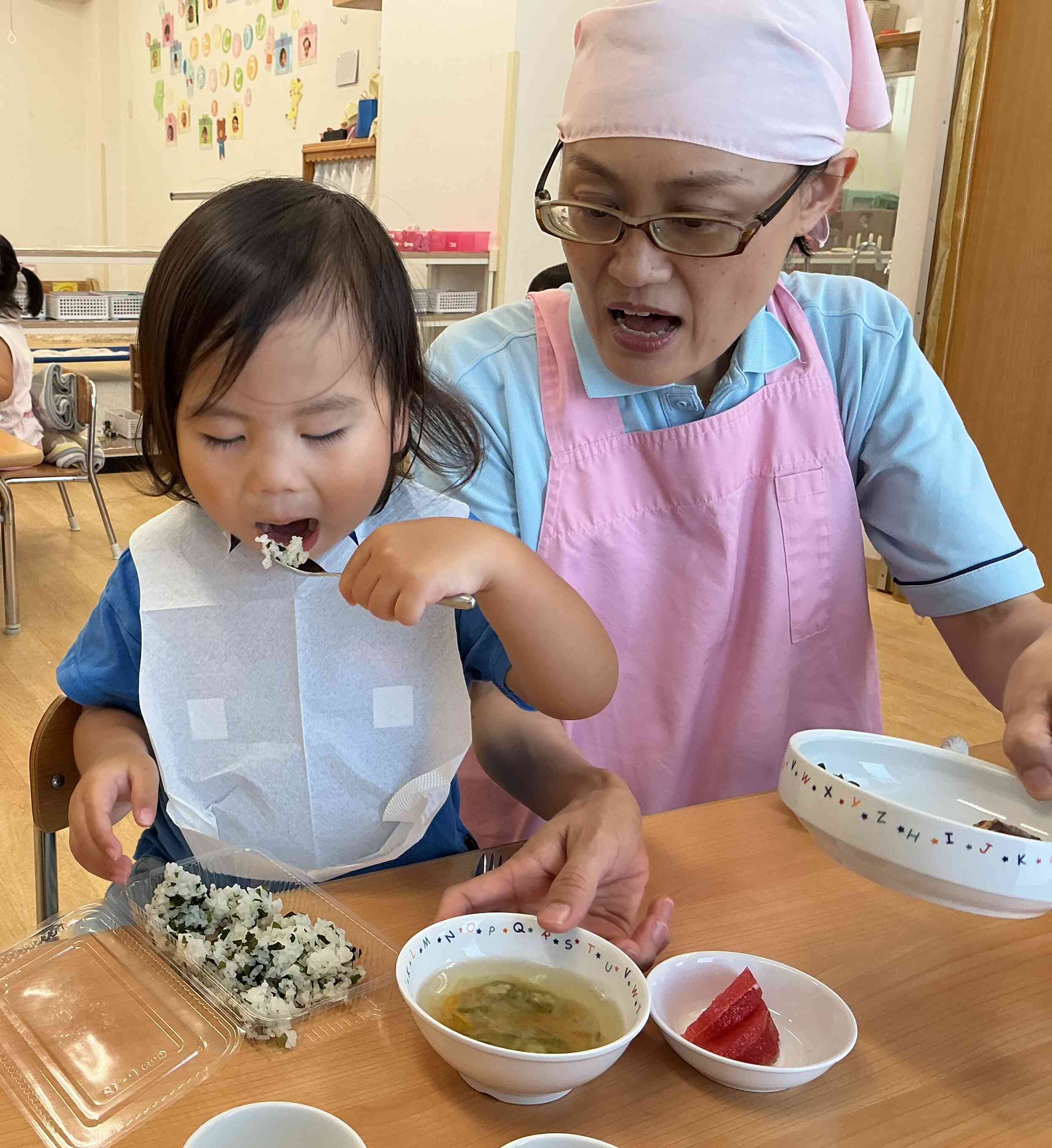 「わかめごはん」をいただきました！
