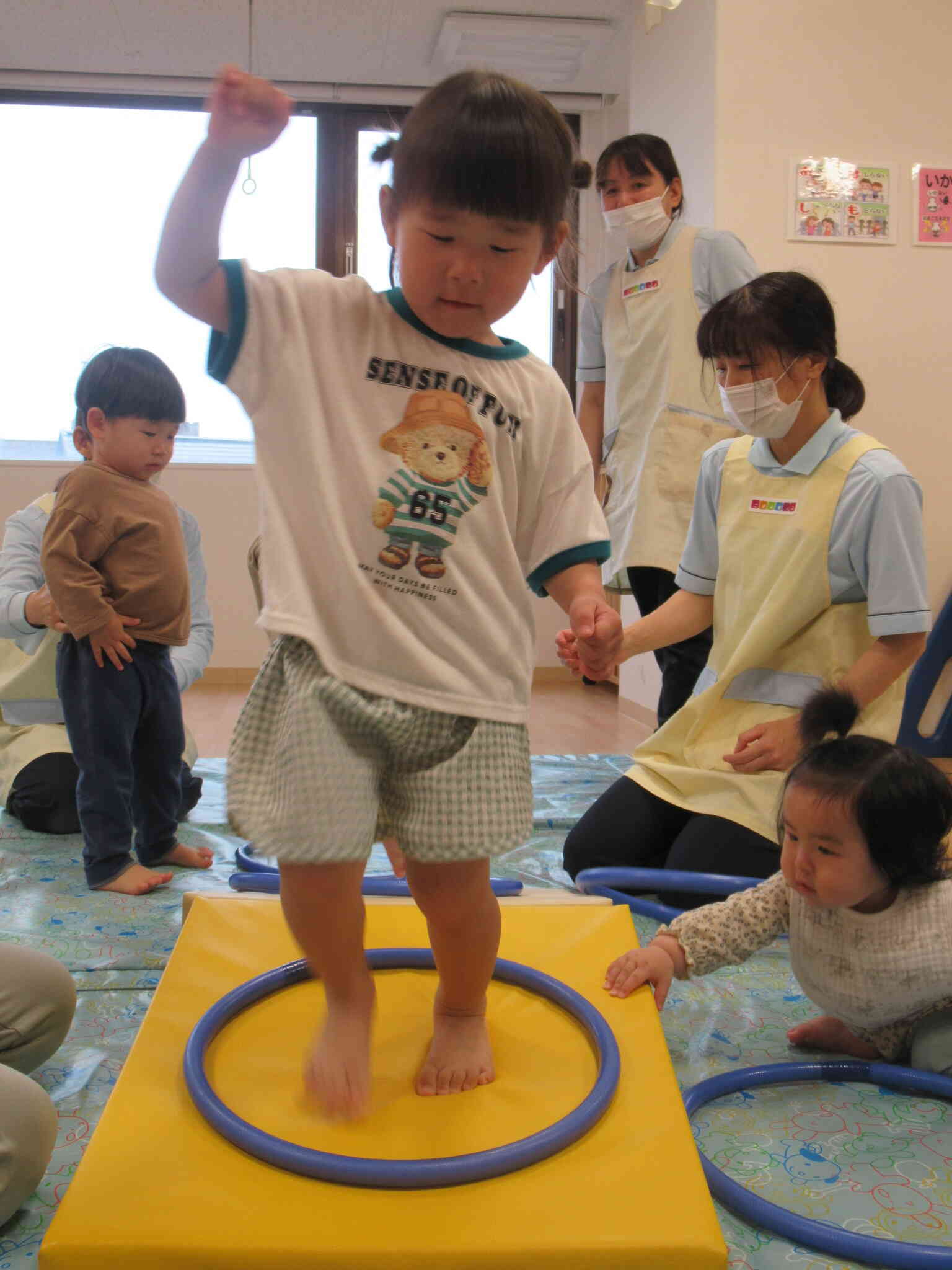 上手にジャンプ出来たね