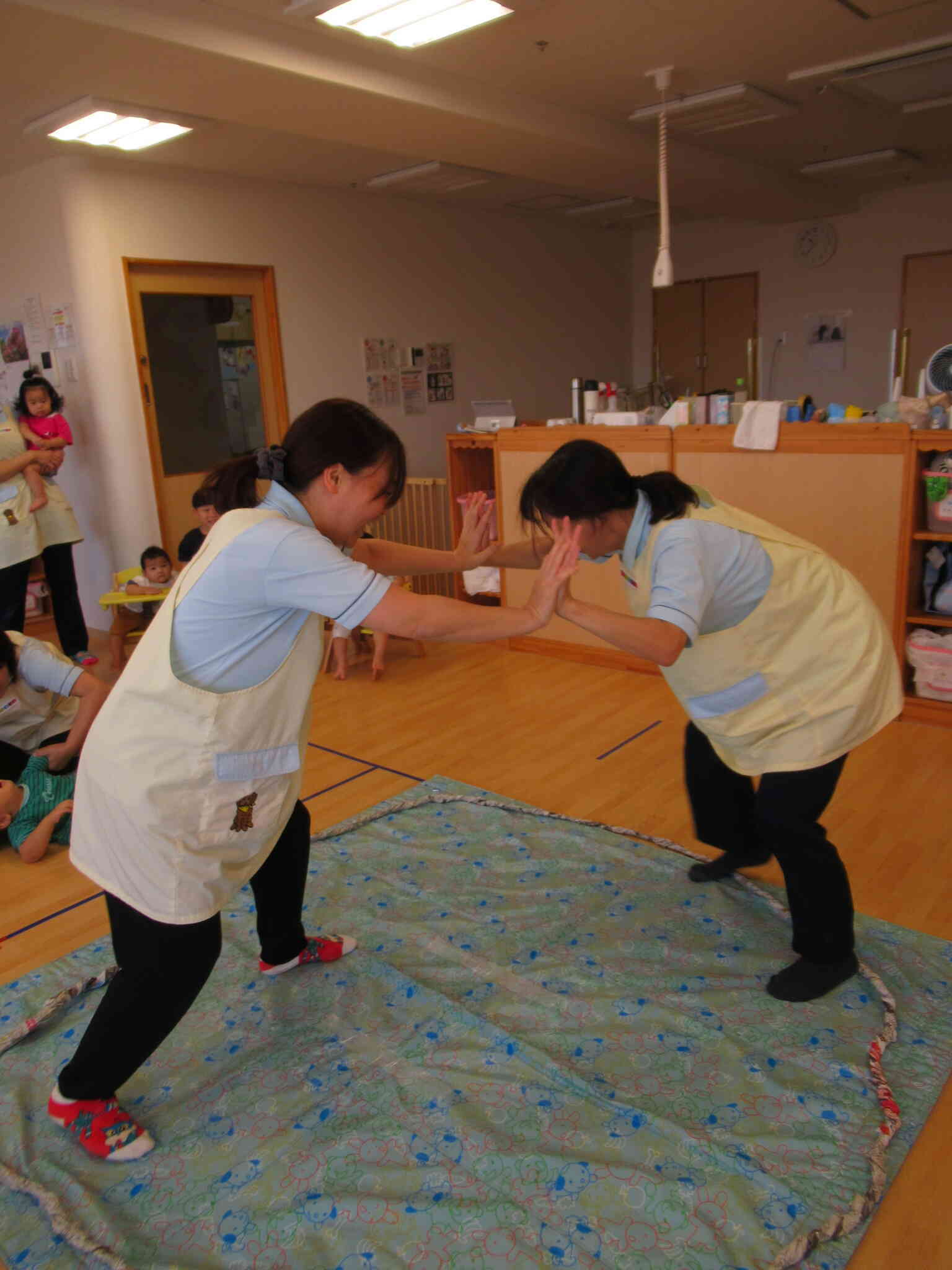 先生たちで勝負！！