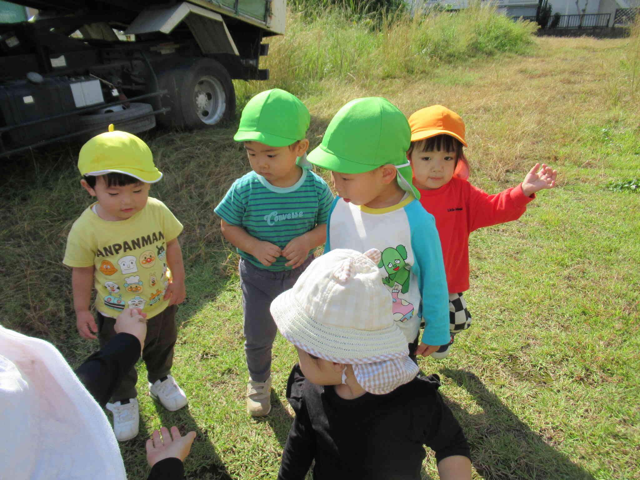 バッタもいたよ！