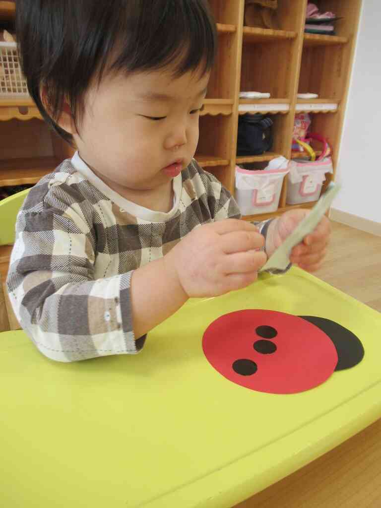 今日(4月6日月曜日)の保育園の様子