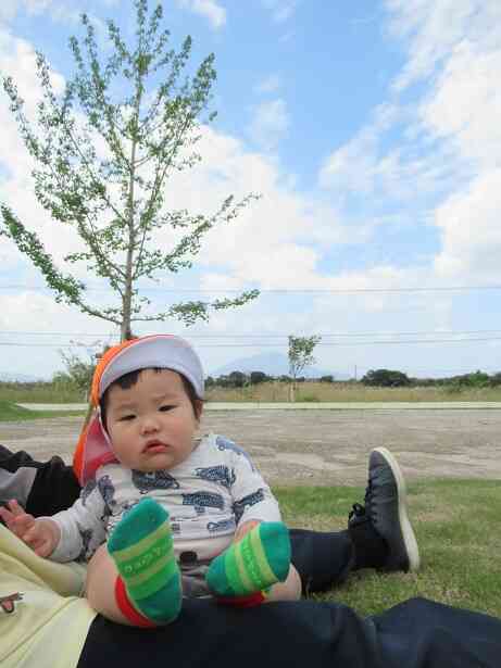 桜島と一緒に！