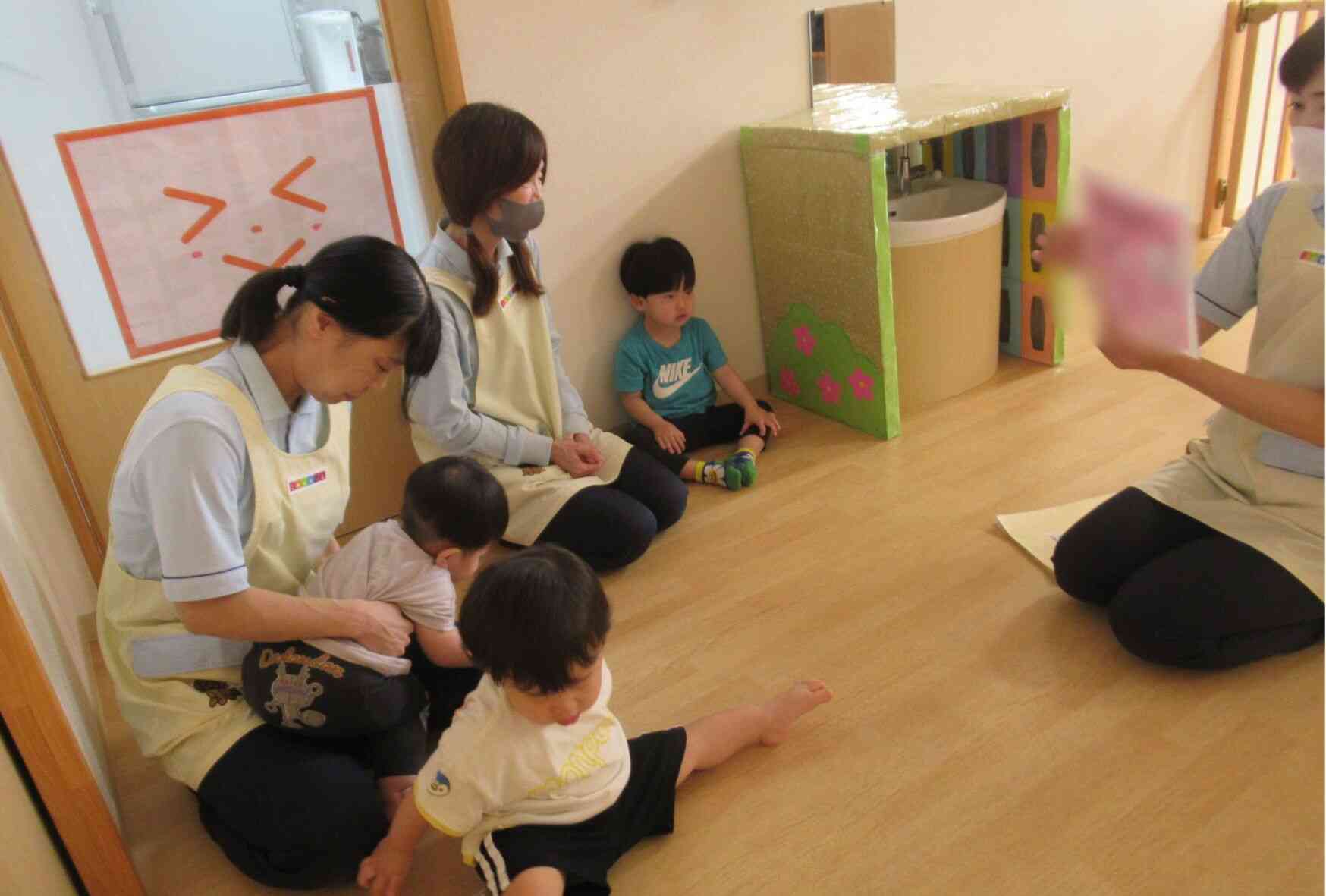 防犯訓練のようす